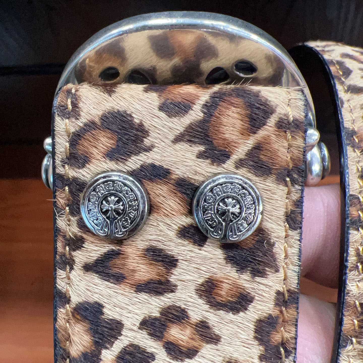 Chrome Hearts Leather Belt   - DesignerGu