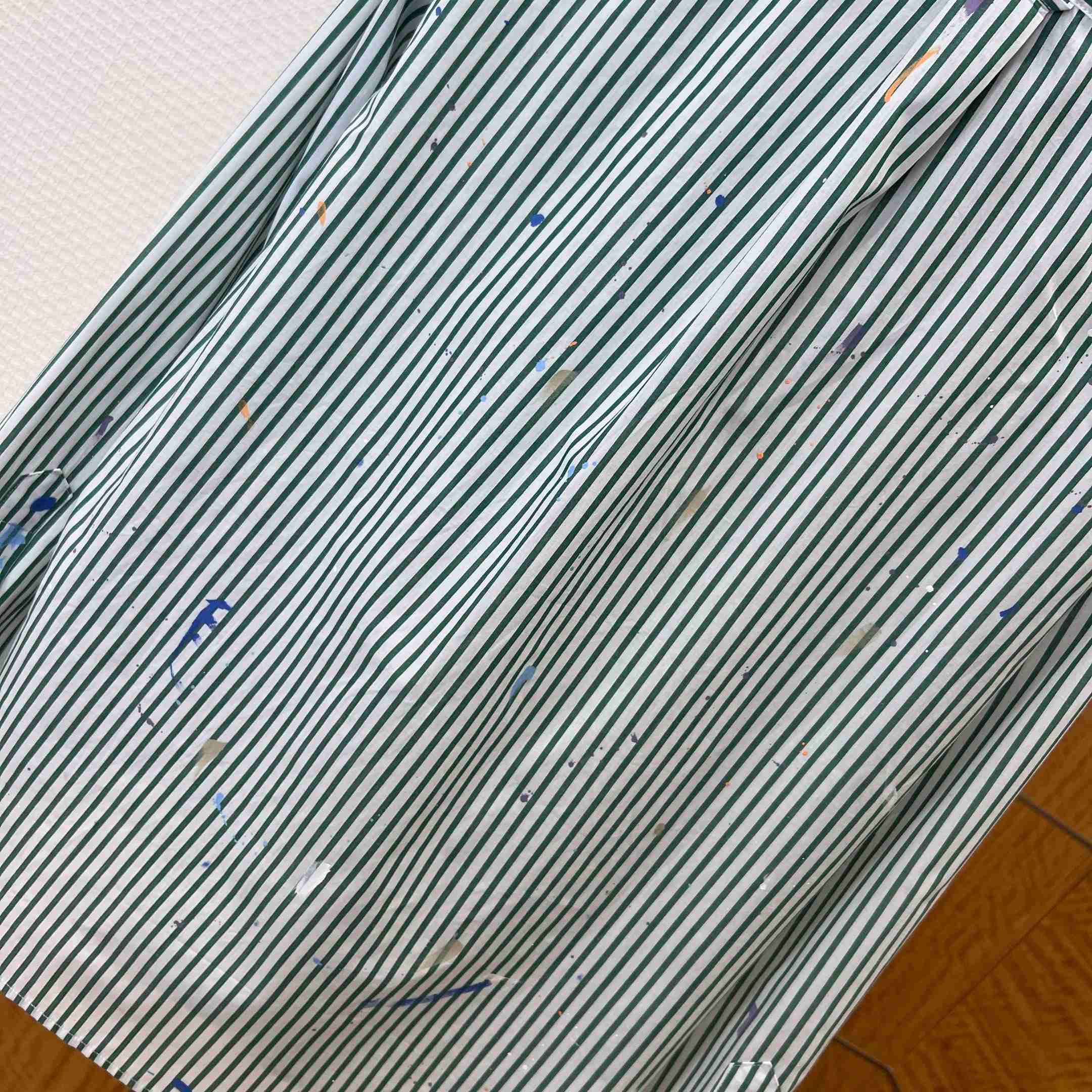  Ralph Lauren Classic Fit Paint-Splatter Striped Shirt - DesignerGu