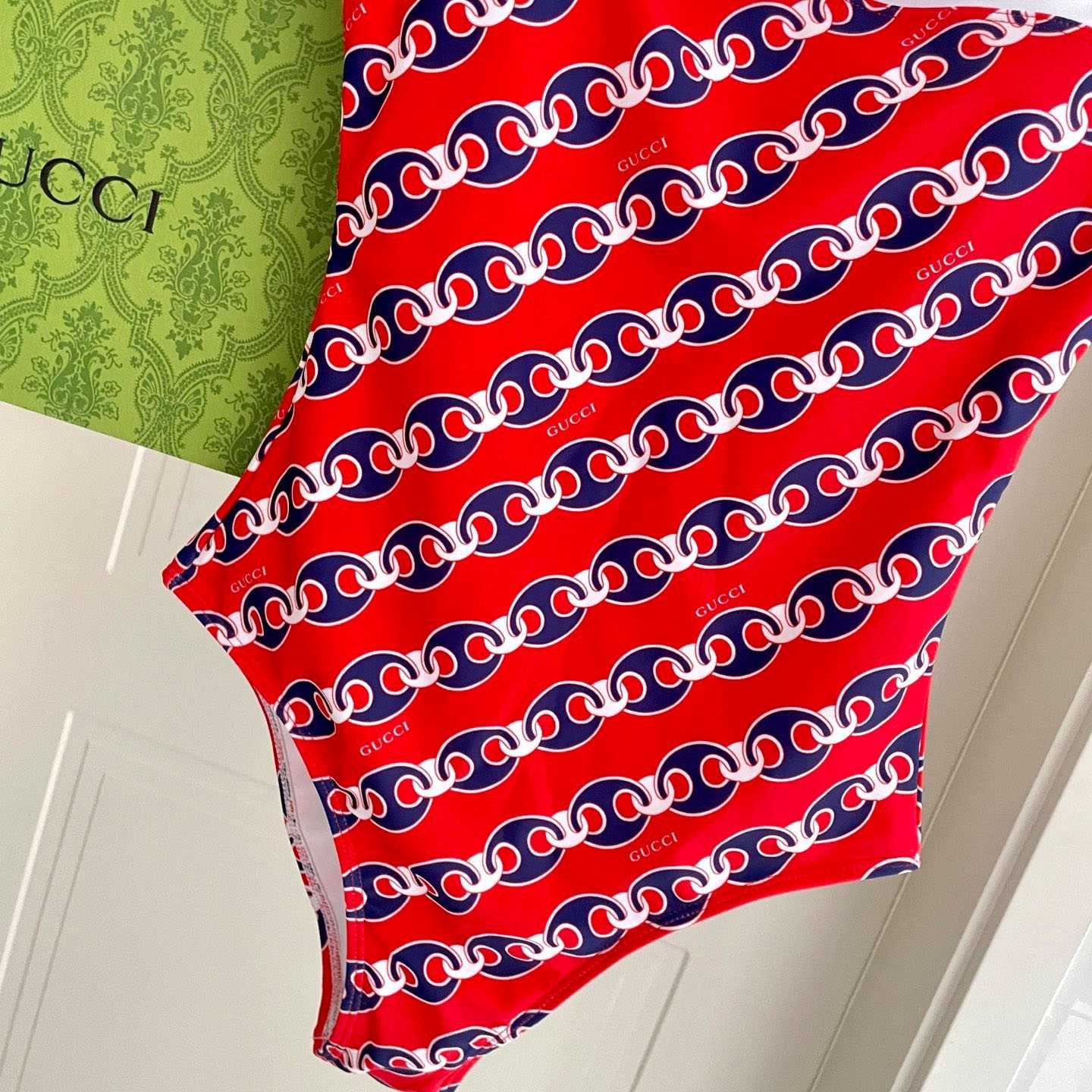 Gucci  Printed One-Piece Swimsuit - DesignerGu