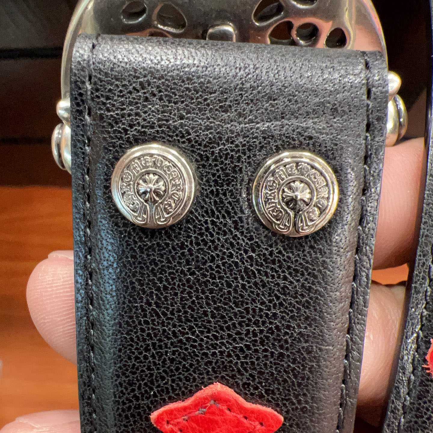 Chrome Hearts Leather Belt   - DesignerGu