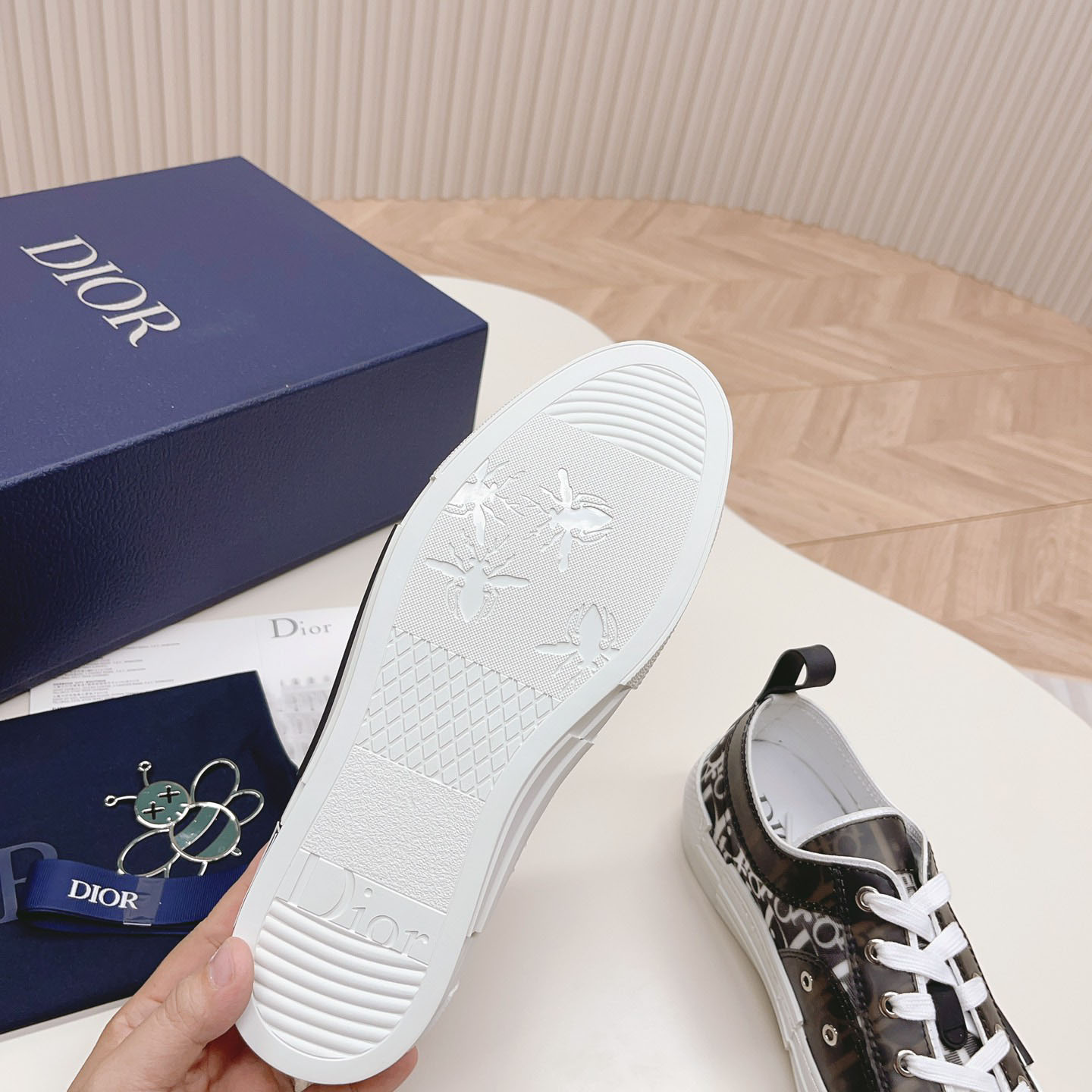 Dior B23 Low 'Dior Oblique - Charcoal' - DesignerGu