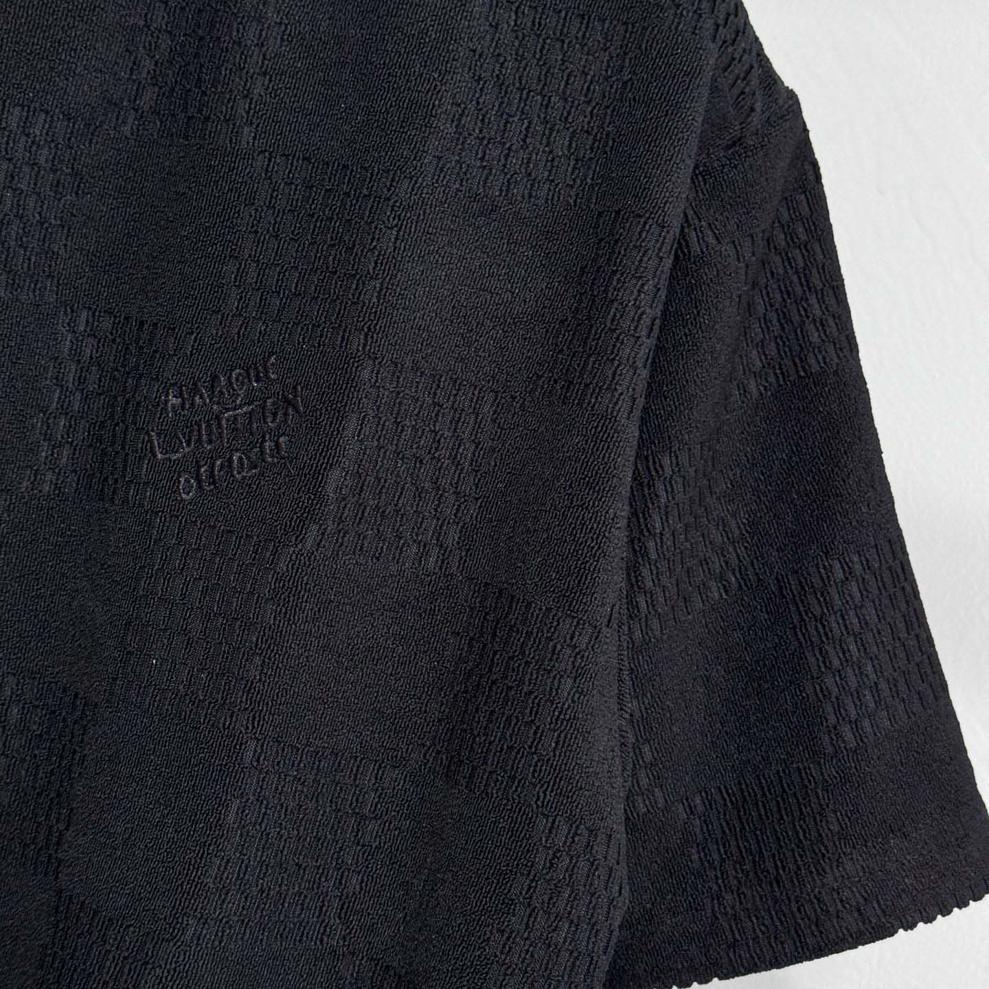 Louis Vuitton Damier French Terry Cotton T-Shirt - DesignerGu