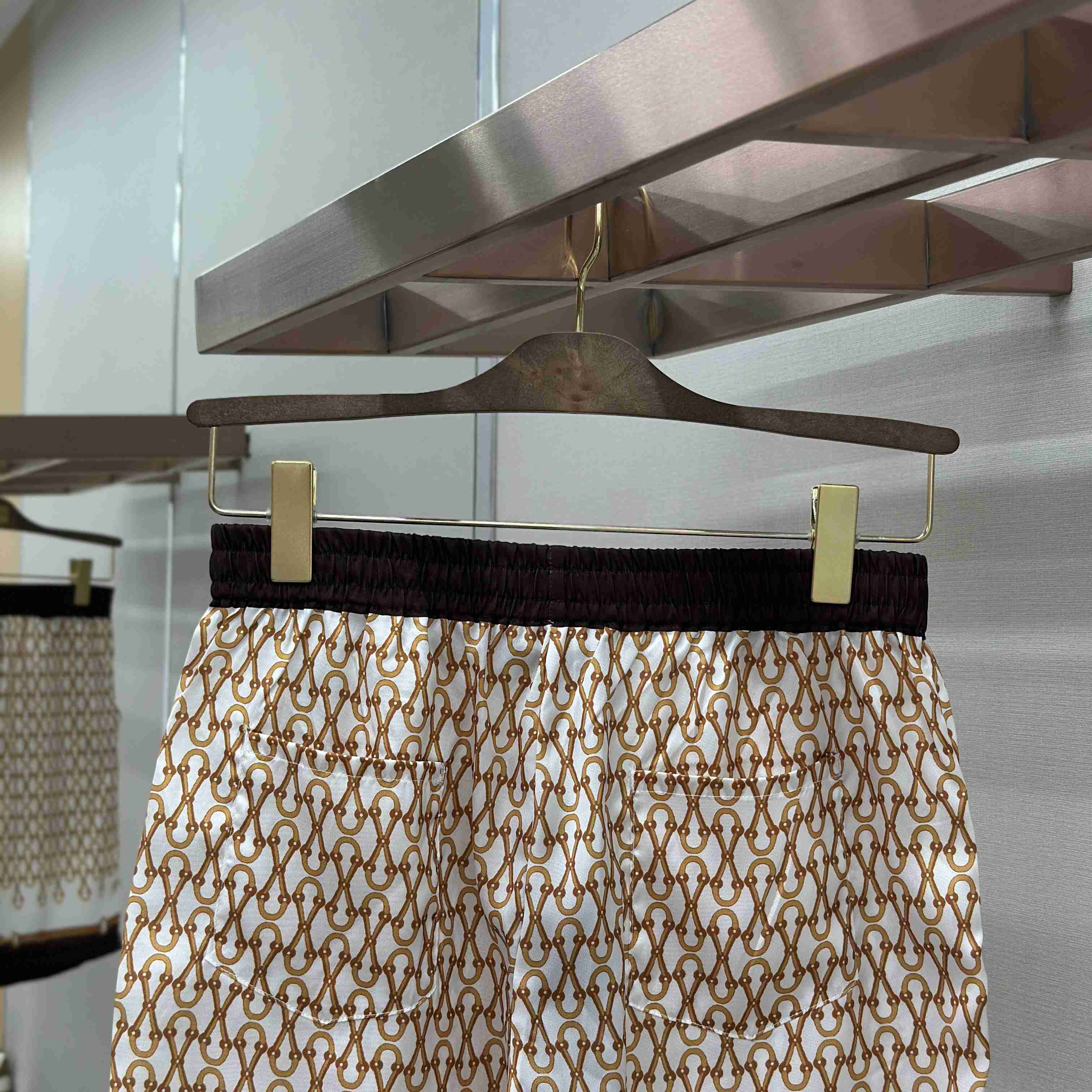 Gucci Printed Silk Twill Shorts - DesignerGu