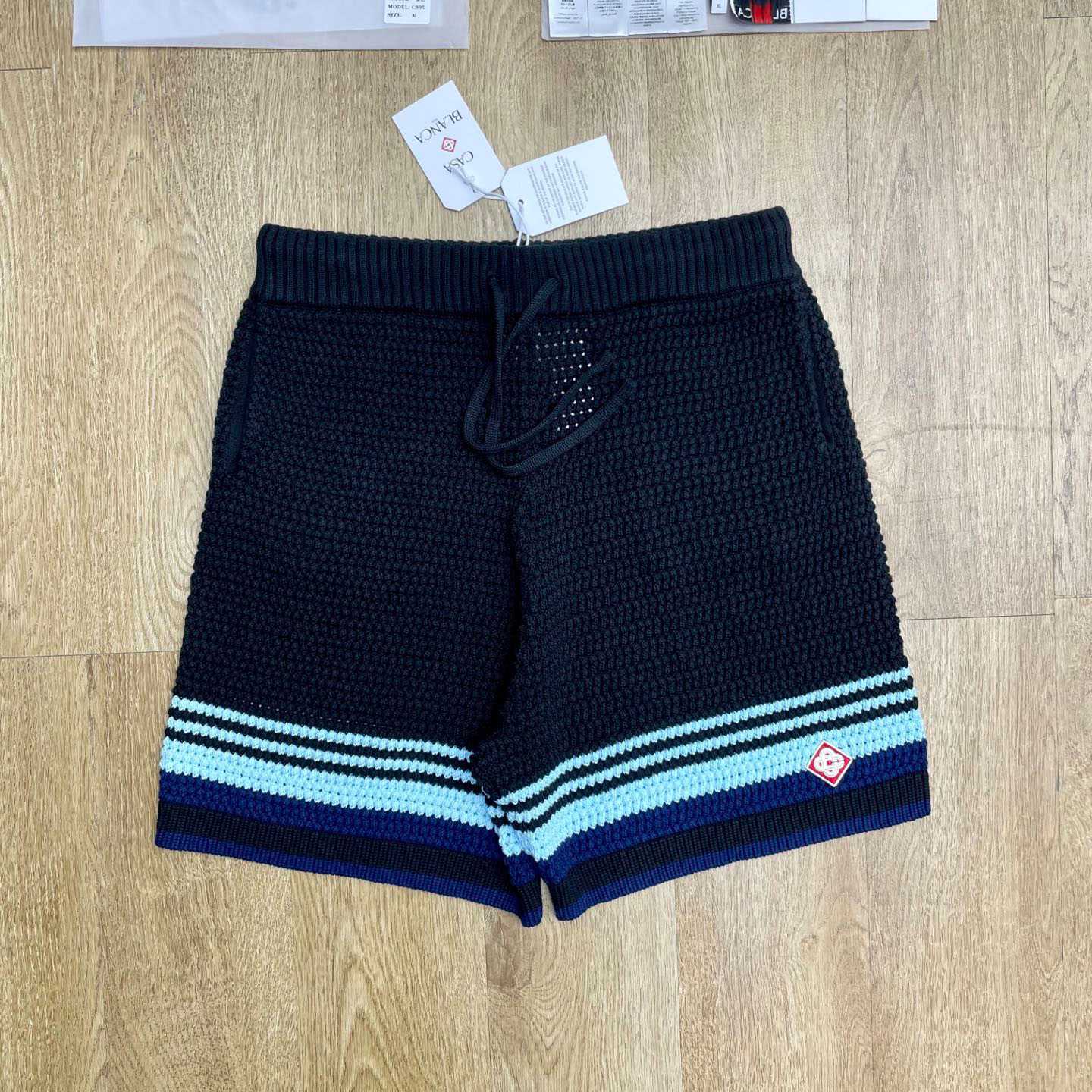 Casablanca Tennis Cotton Crochet Shorts  D0117 - DesignerGu