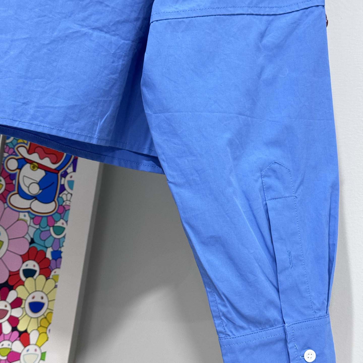 Miu Miu Logo-embroidered Cropped Poplin Shirt - DesignerGu