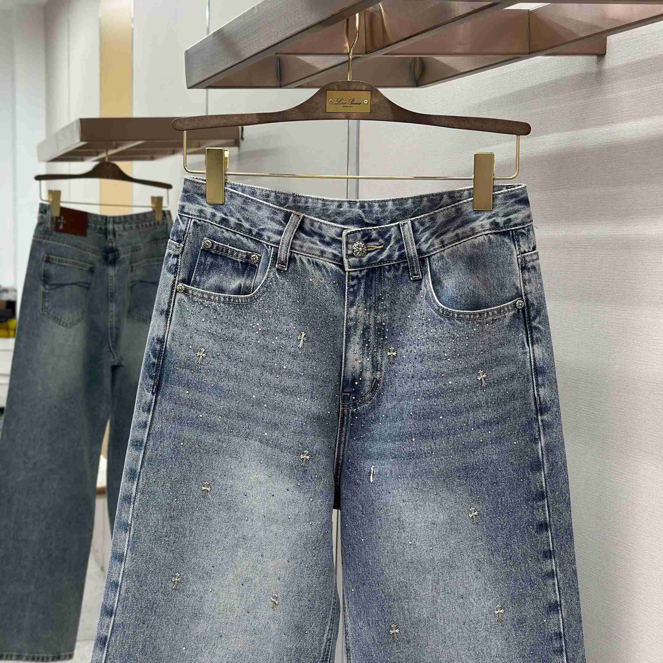 Chrome Hearts Jeans - DesignerGu