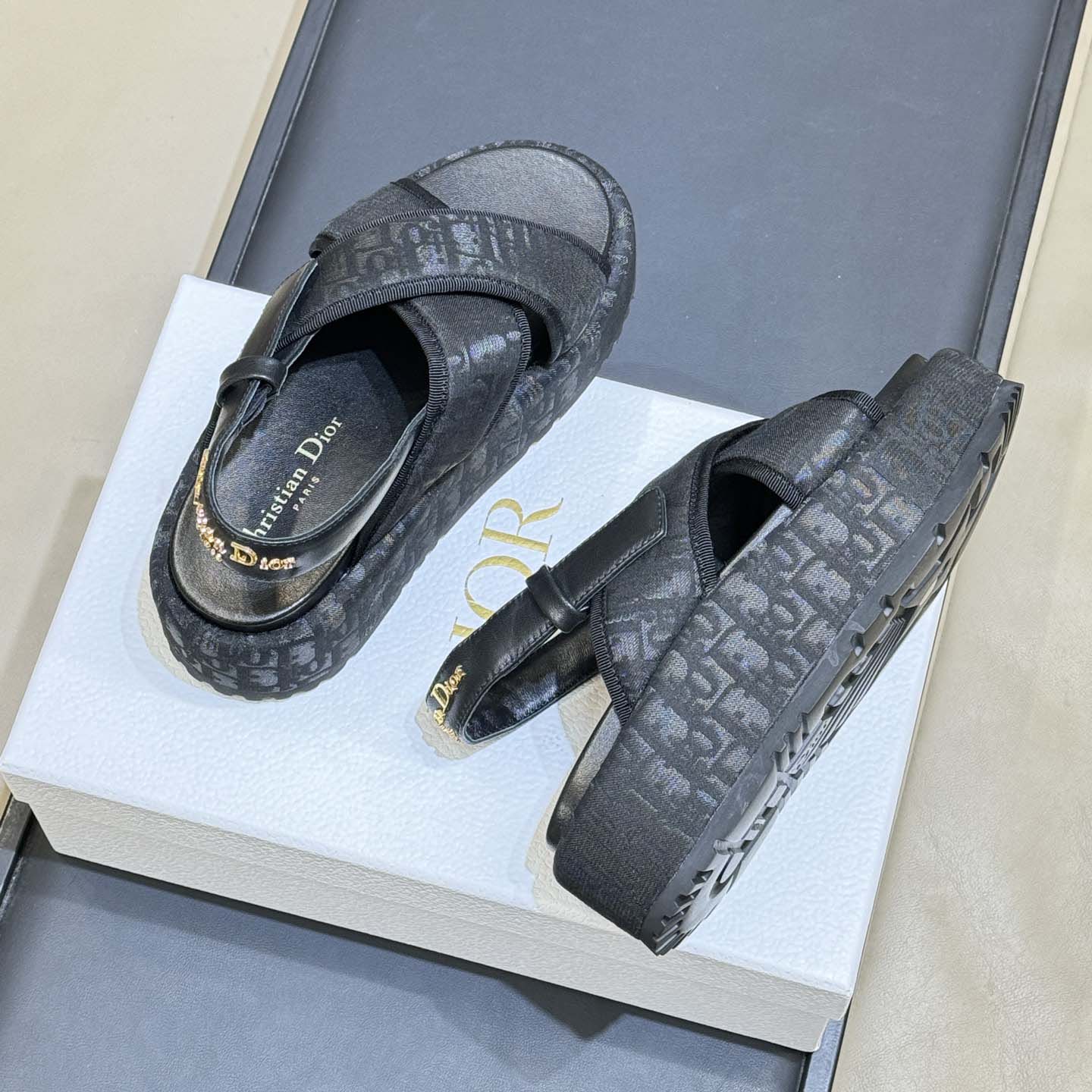 Dior D-Lane Platform Sandal  - DesignerGu