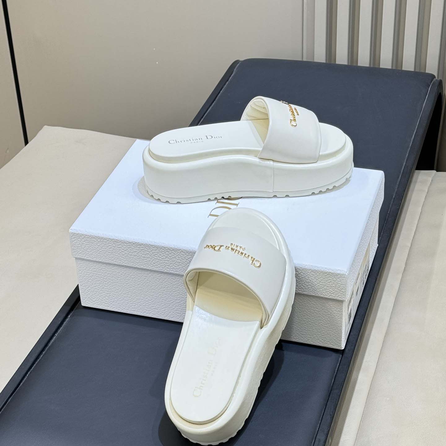 Dior D-Lane Platform Slide - DesignerGu