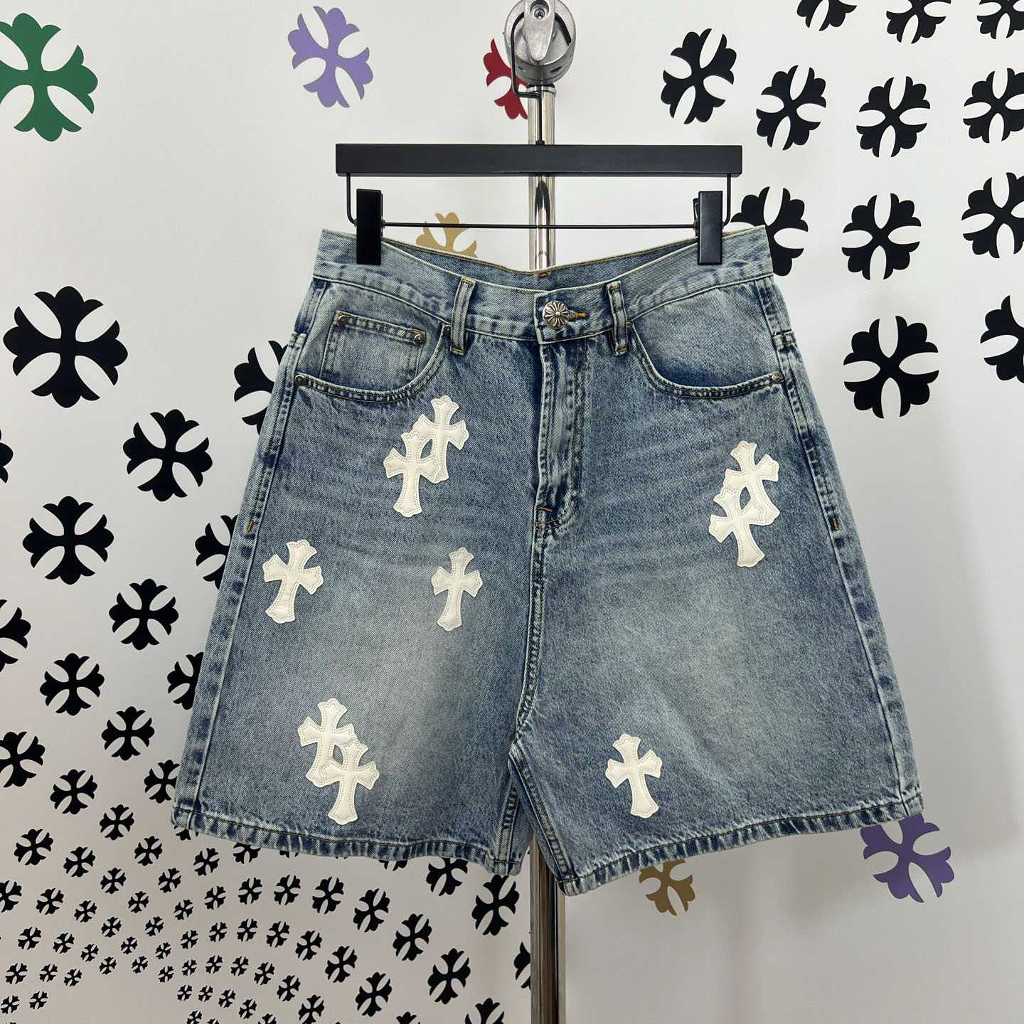Chrome Hearts Denim Shorts - DesignerGu
