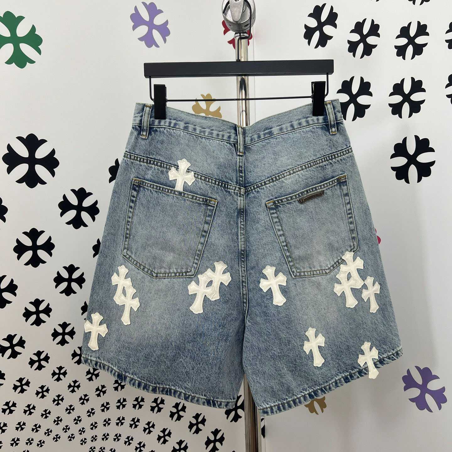 Chrome Hearts Denim Shorts - DesignerGu