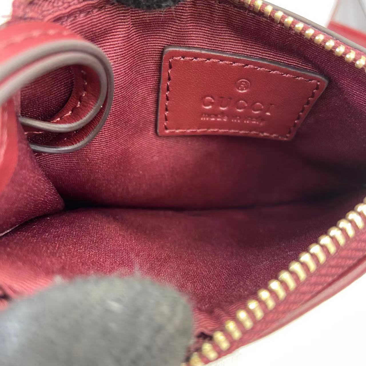 Gucci GG Marmont Zip Key Pouch - DesignerGu