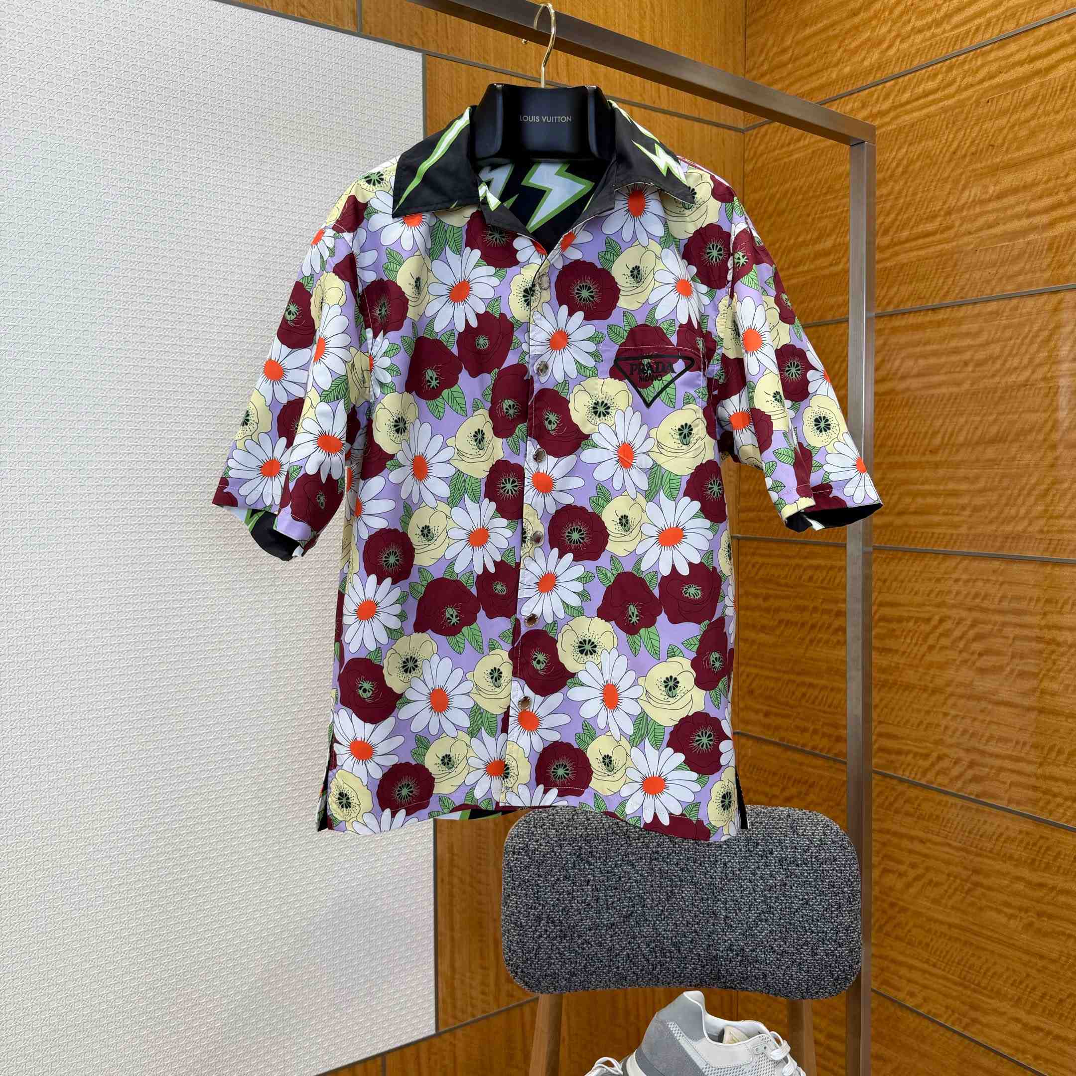 Prada Timecapsule Printed Cotton Shirt - DesignerGu