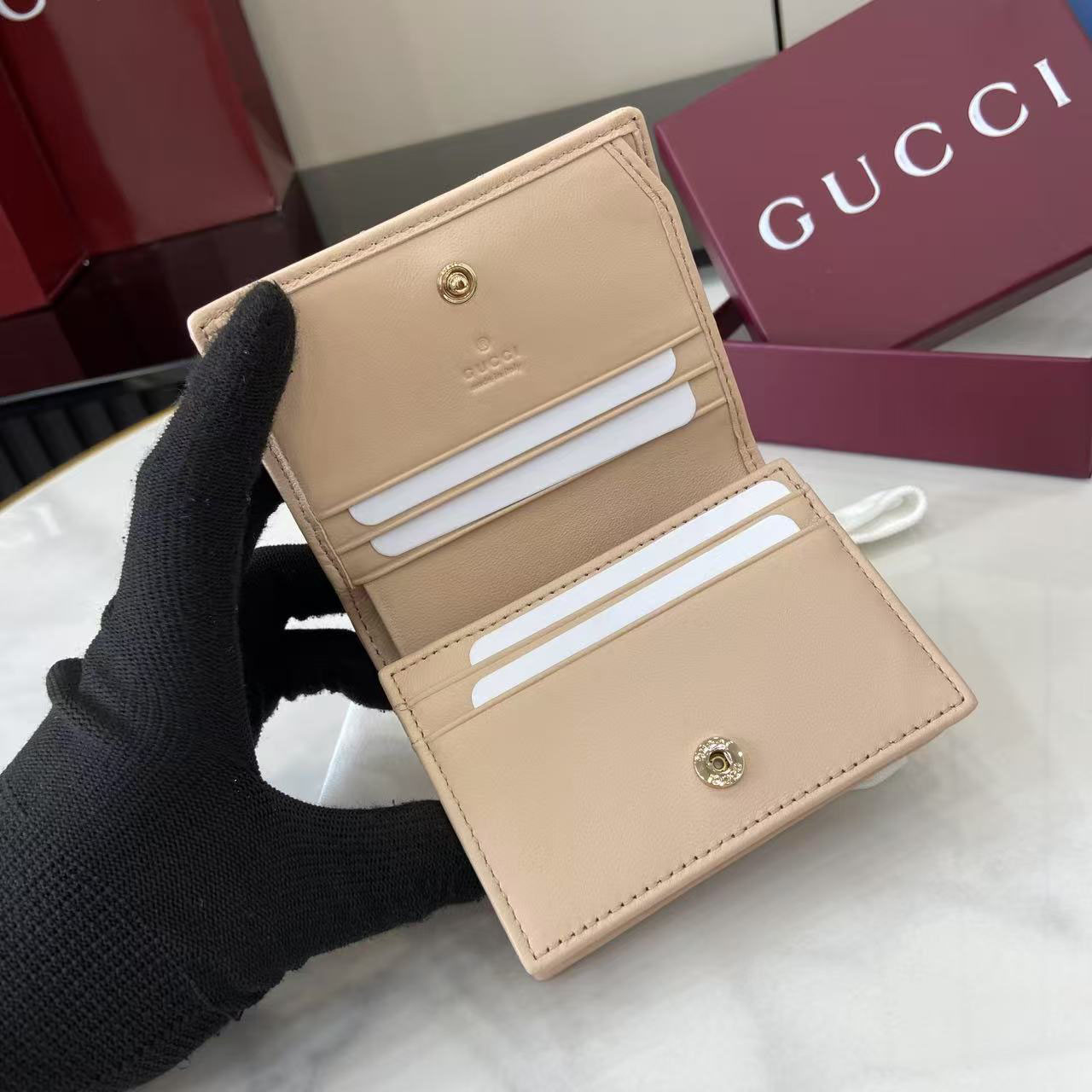 Gucci GG Marmont Card Case Wallet  466492 - DesignerGu