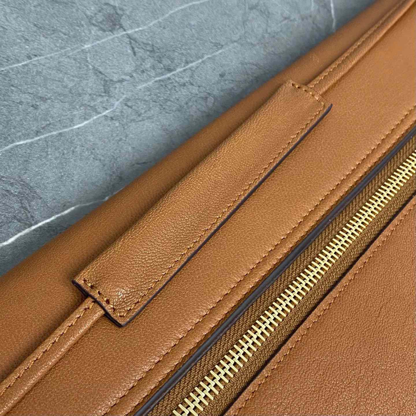 Celine HALFMOON SOFT TRIOMPHE BAG IN SUPPLE SHINY LAMBSKIN - DesignerGu