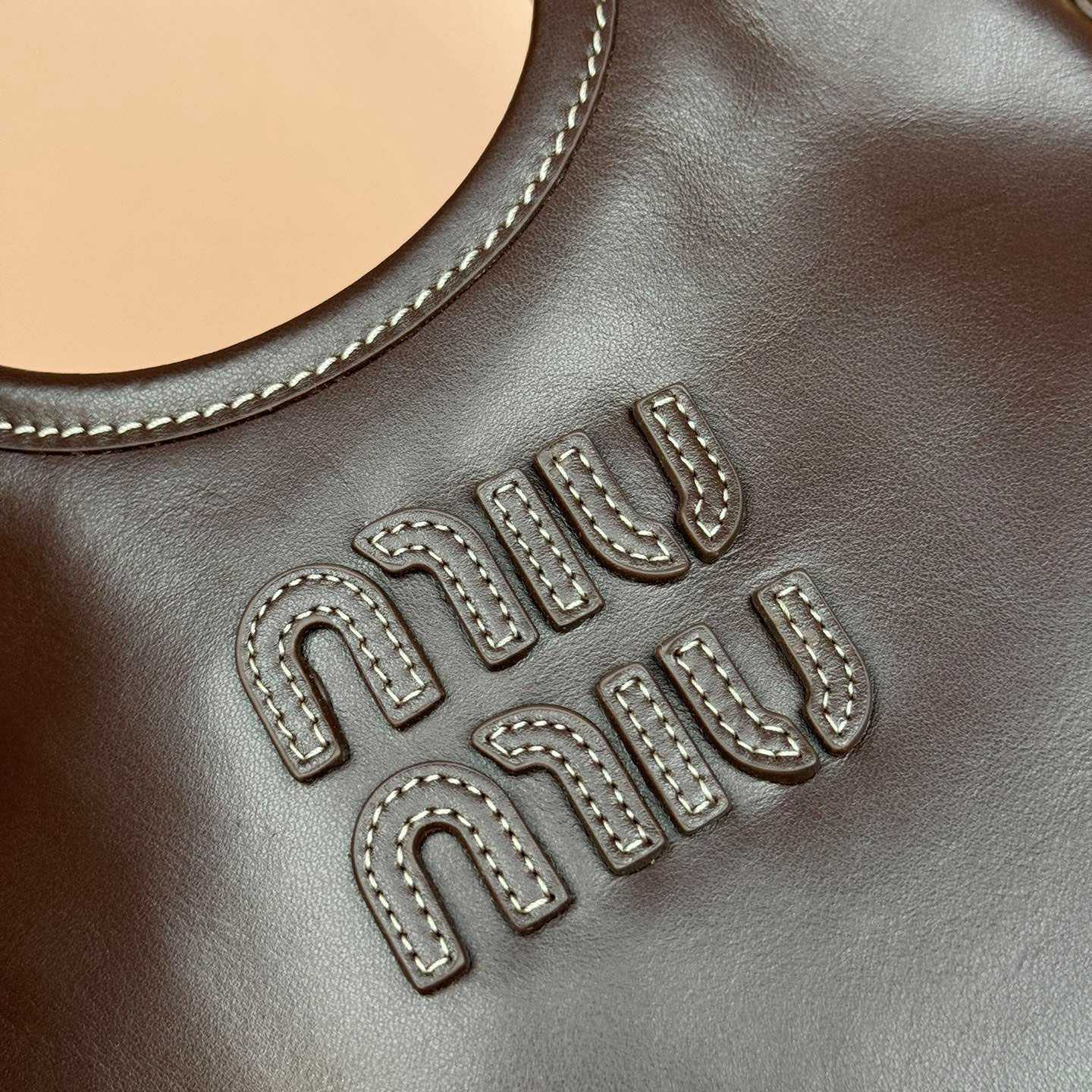 Miu Miu Ivy Leather Handbag - DesignerGu