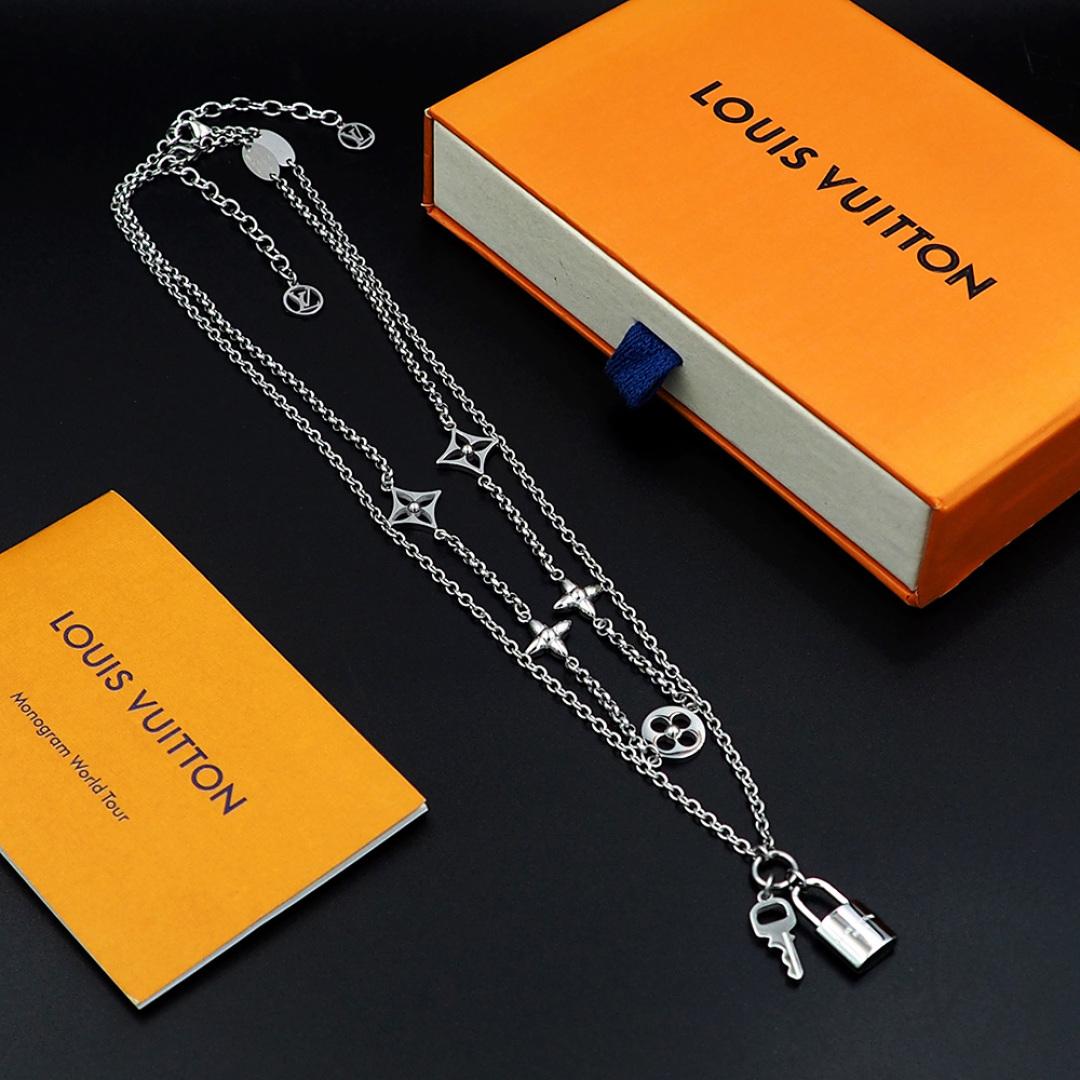 Louis Vuitton LV Iconic Charms Necklace  M02494 - DesignerGu