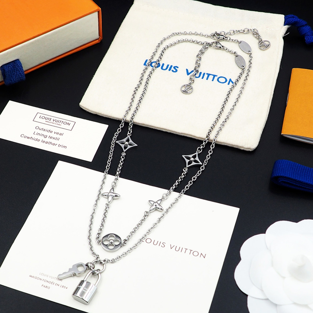 Louis Vuitton LV Iconic Charms Necklace  M02494 - DesignerGu
