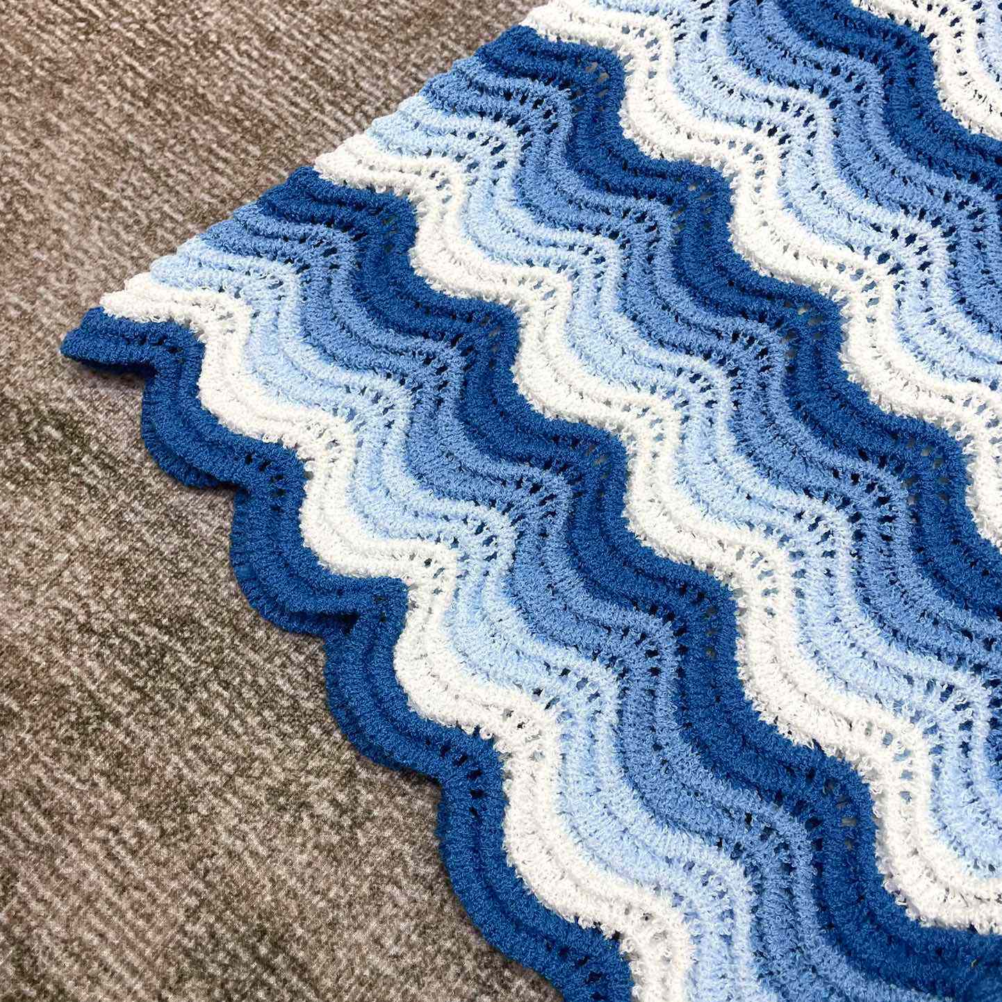 Casablanca Wavy Gradient Crochet Shorts  D008 - DesignerGu