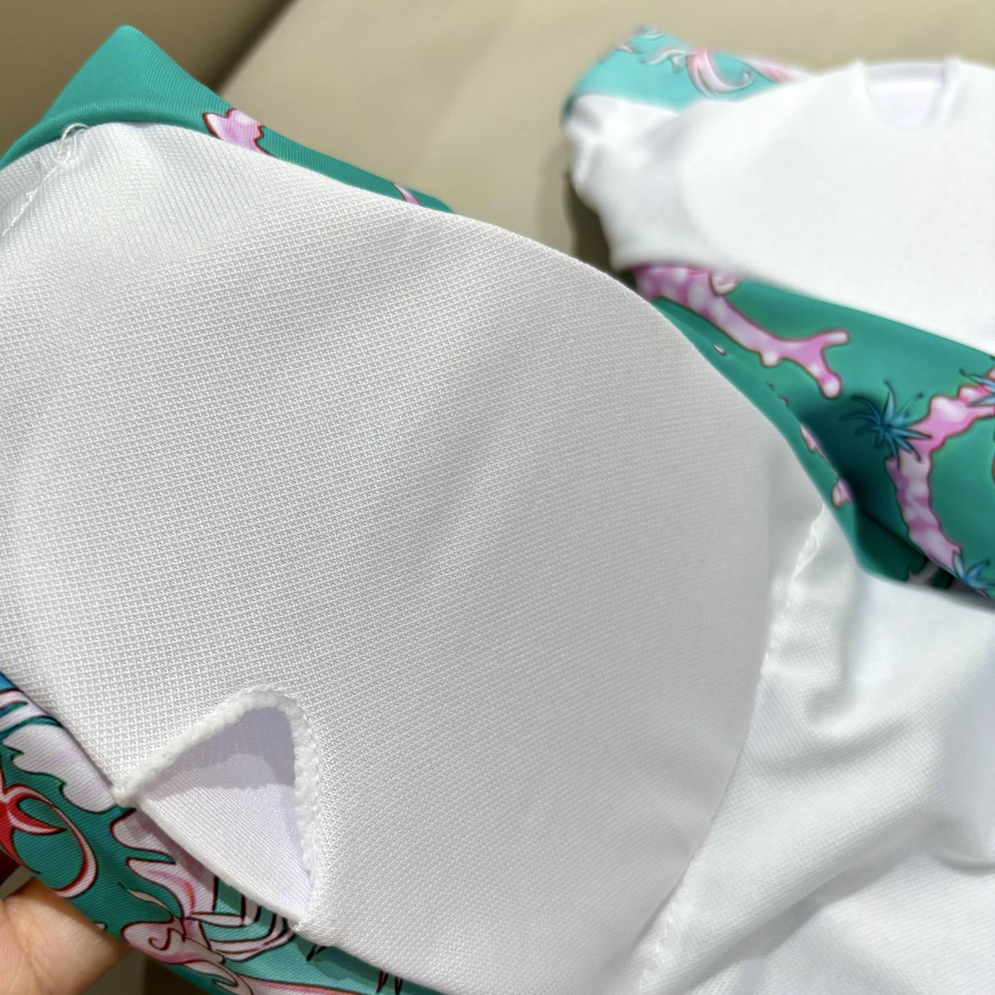 Versace Underwater Barocco Print Bodysuit - DesignerGu