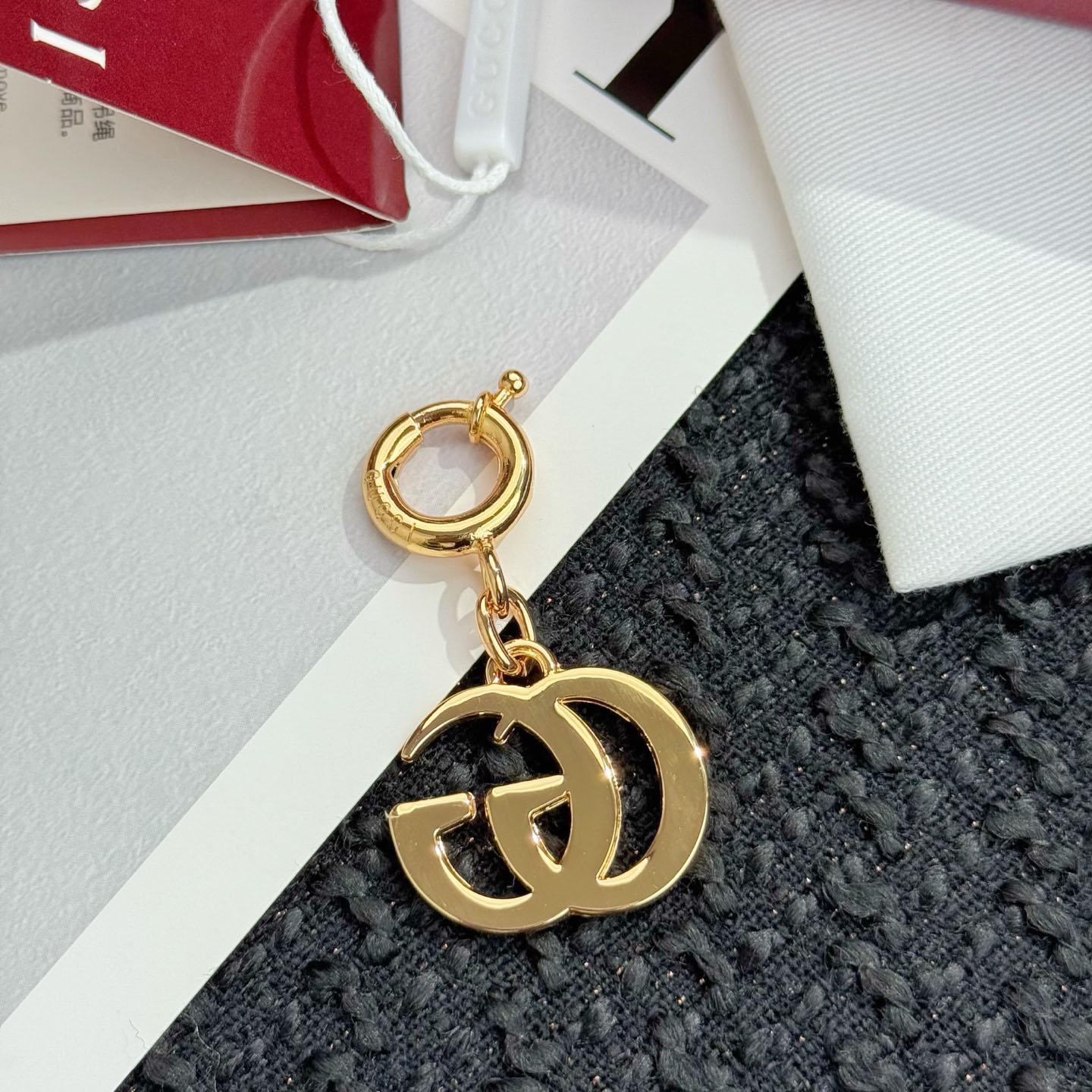 Gucci Double G Bag Charm - DesignerGu
