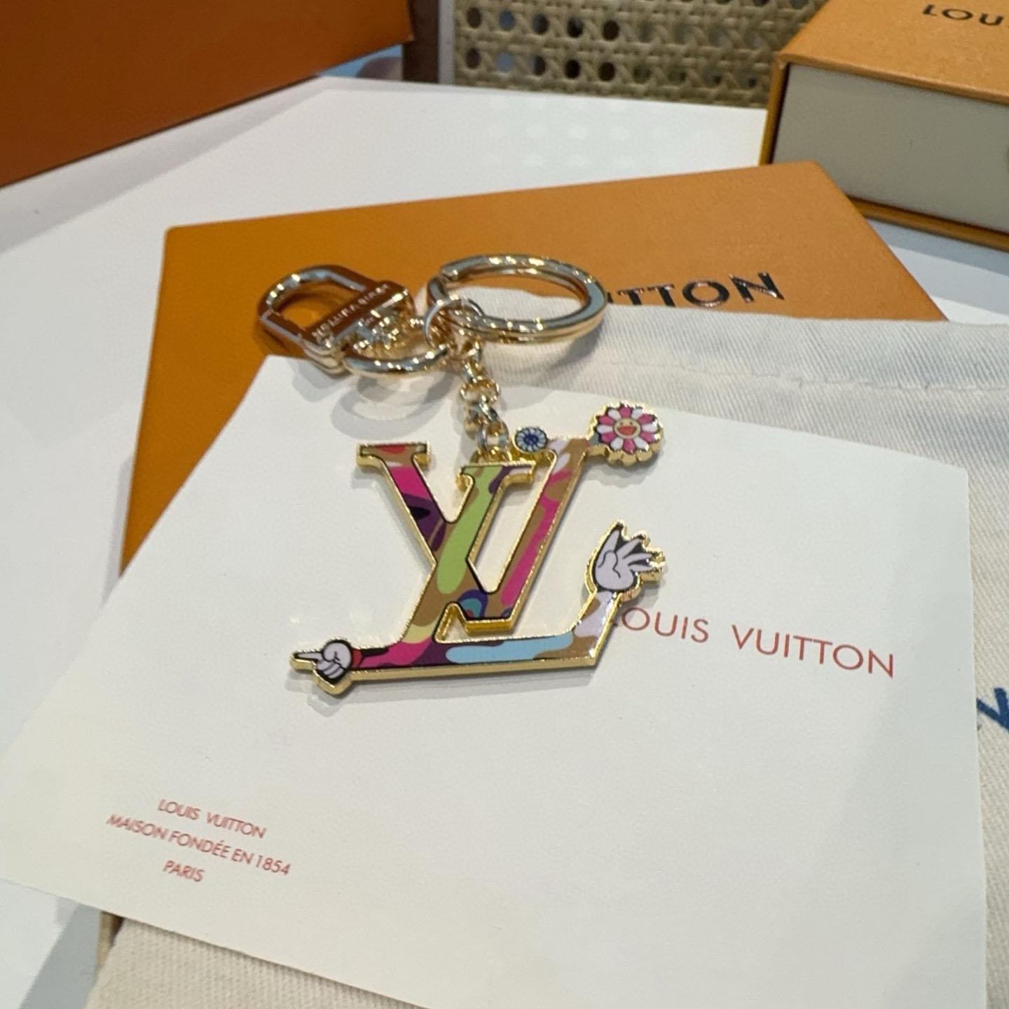 Louis Vuitton LV x TM LV Iconic Superflat Key Holder M02468 - DesignerGu