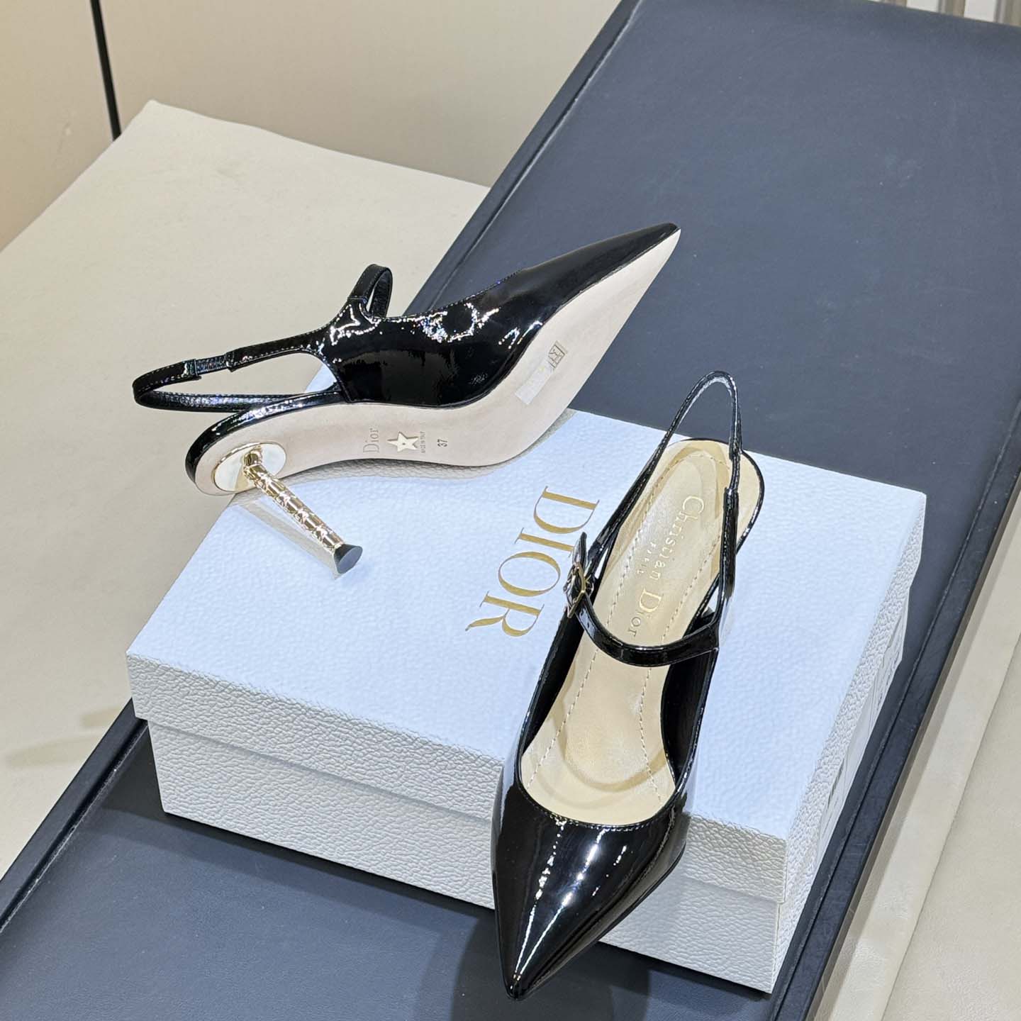 Dior Icon Slingback Pump  - DesignerGu