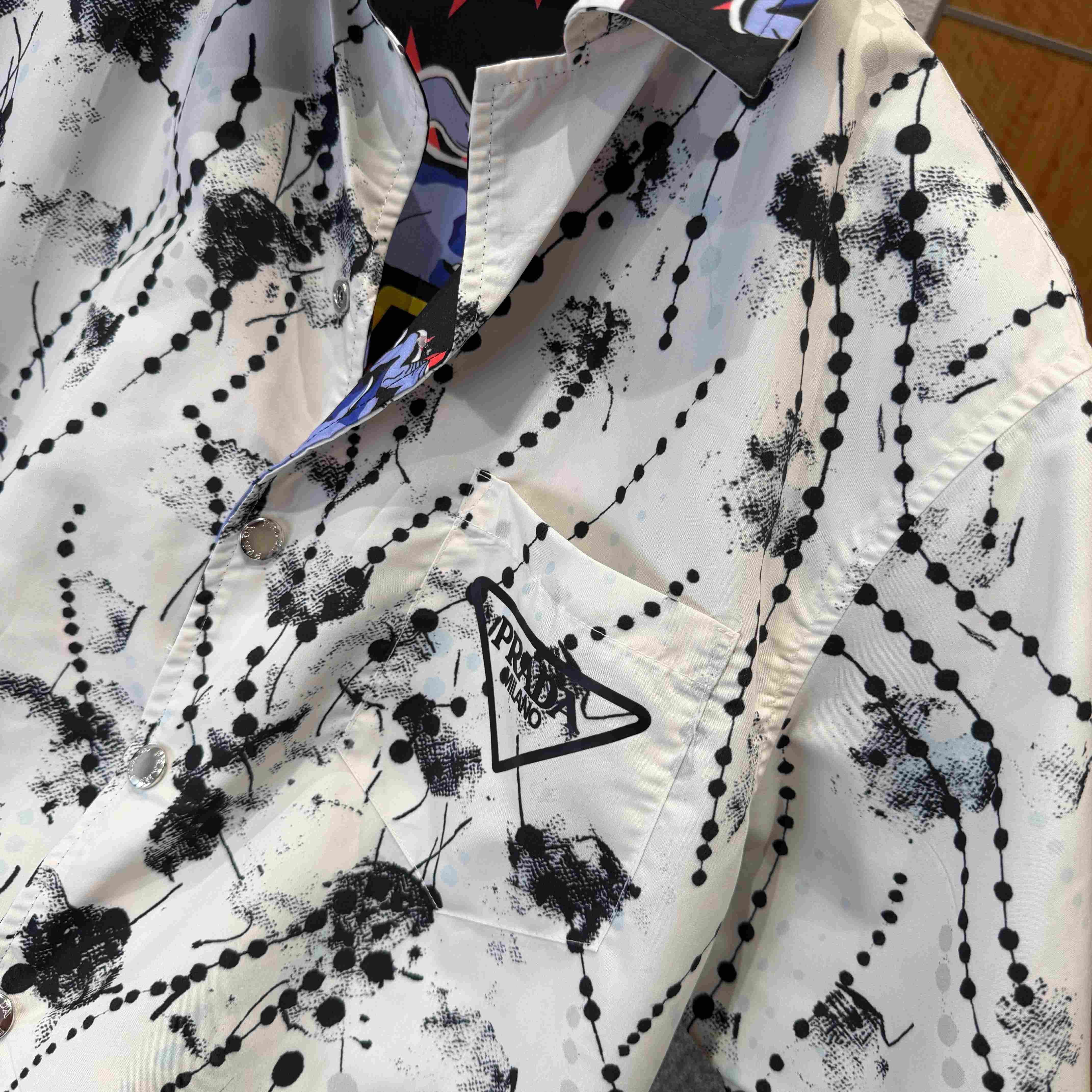 Prada Timecapsule Printed Cotton Shirt - DesignerGu