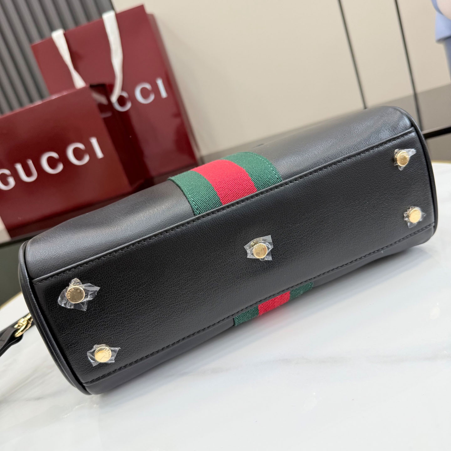 Gucci Borsetto Medium Boston Bag - DesignerGu
