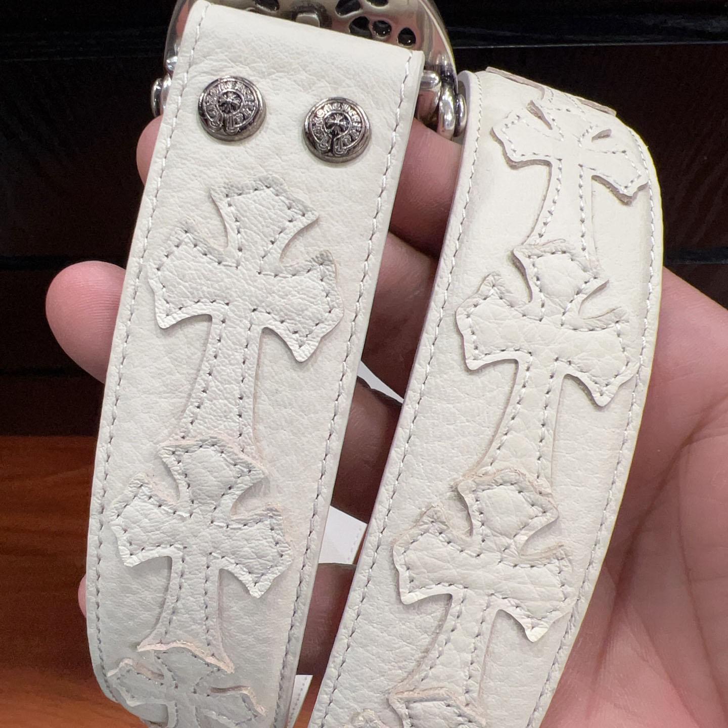 Chrome Hearts Leather Belt   - DesignerGu