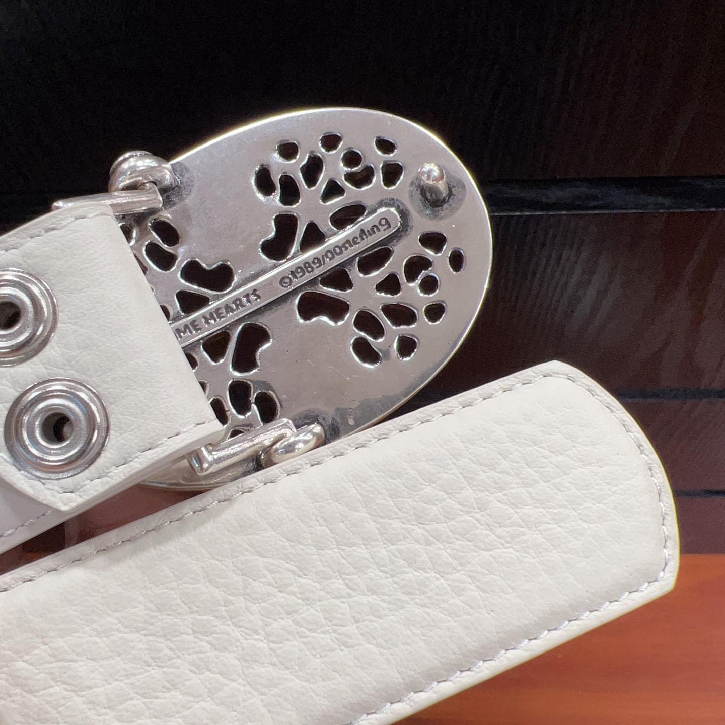 Chrome Hearts Leather Belt   - DesignerGu