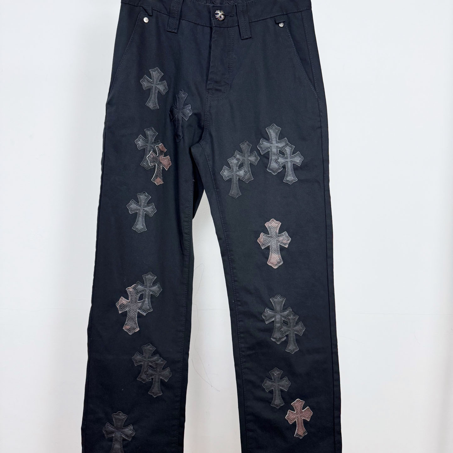 Chrome Hearts Cross Patch Chino Pants 'Black/Camo' - DesignerGu