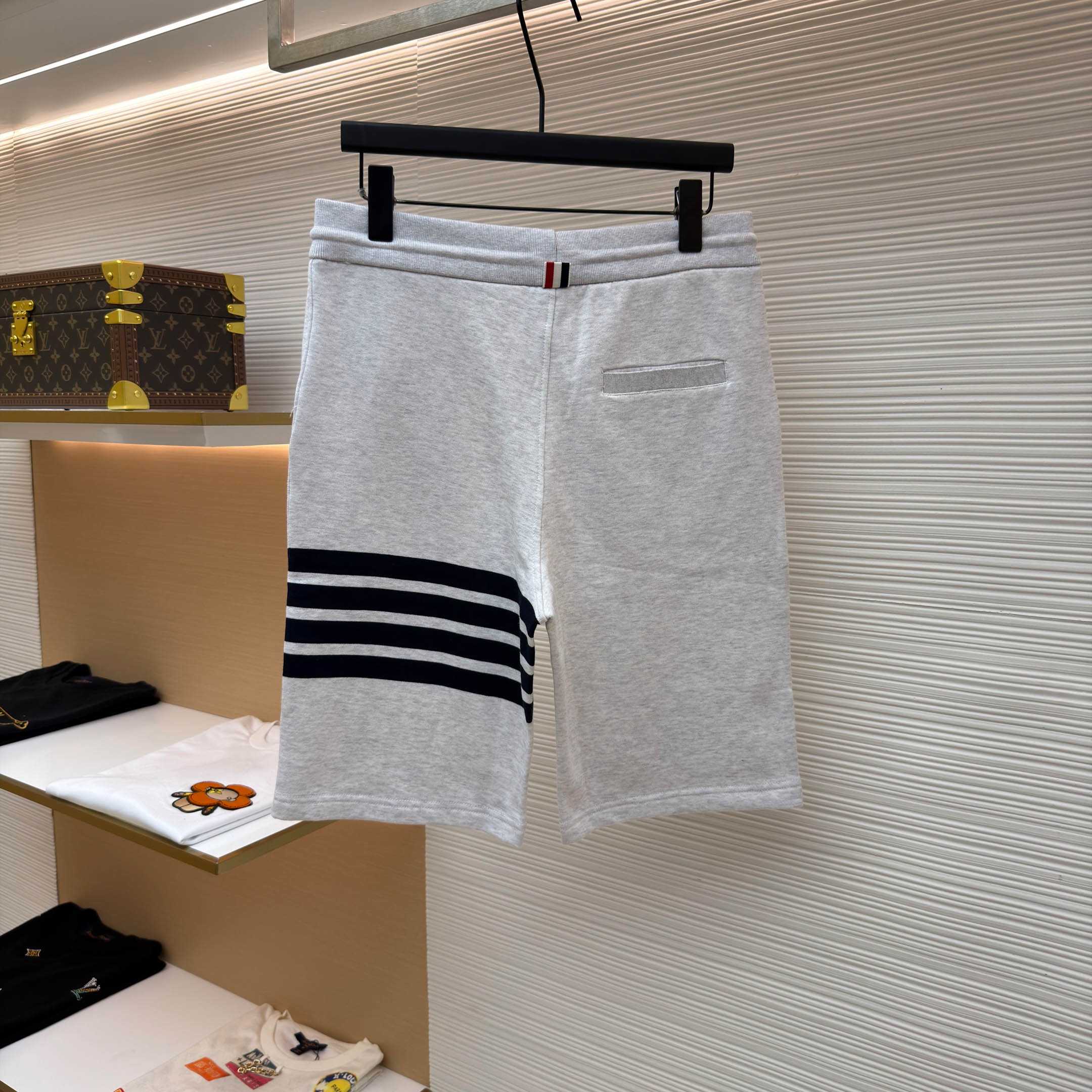 Thom Browne Classic Loopback 4-Bar Sweat Shorts - DesignerGu