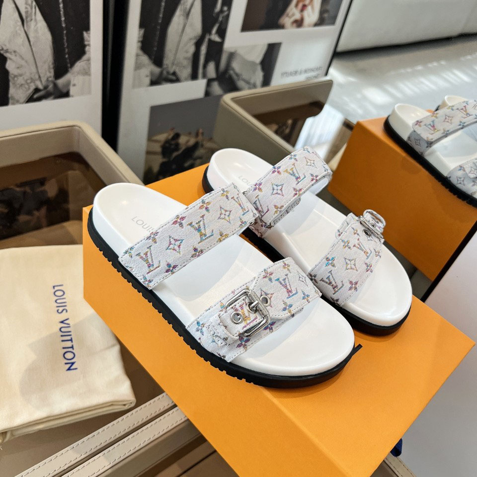 Louis Vuitton Bom Dia Flat Comfort Mule 1AIDGH - DesignerGu