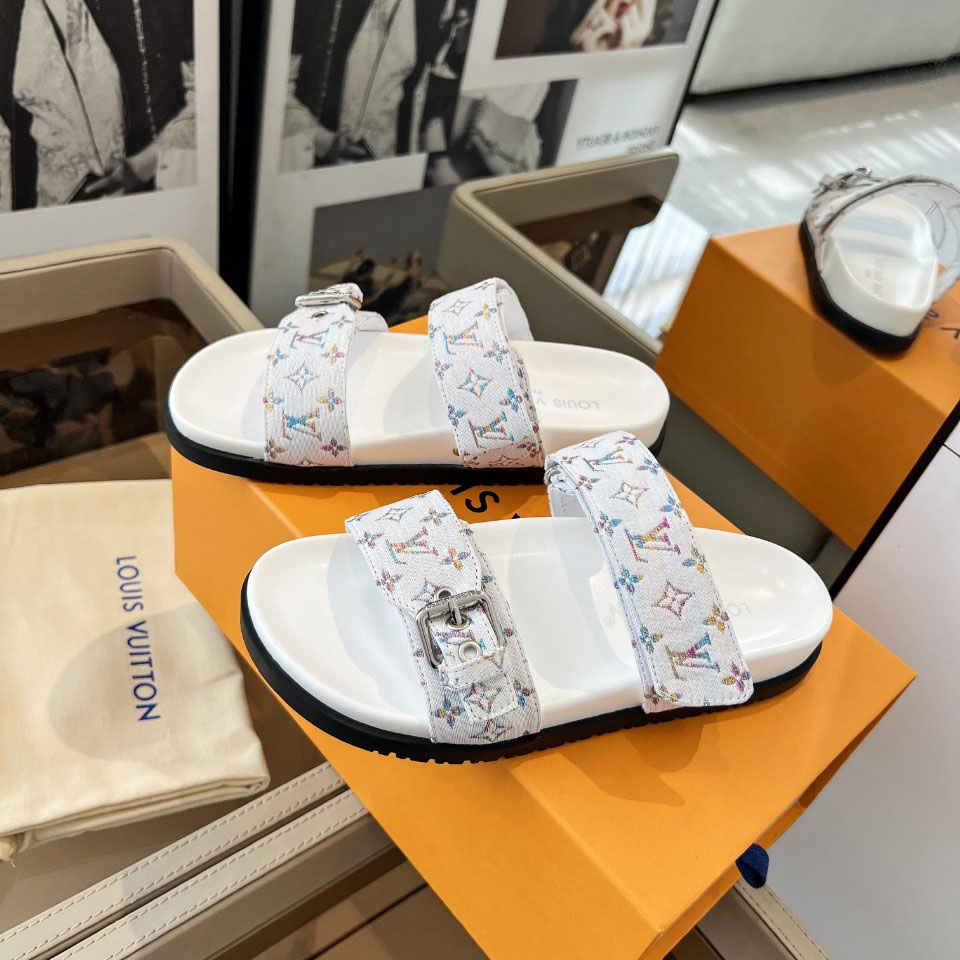 Louis Vuitton Bom Dia Flat Comfort Mule 1AIDGH - DesignerGu