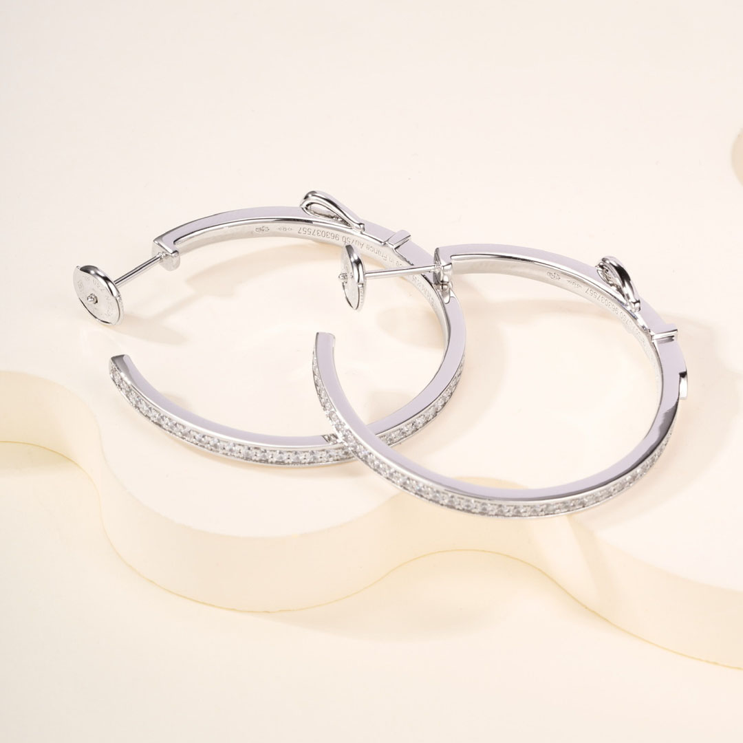 Hermes Etriviere Dangle Earrings, Large Model - DesignerGu