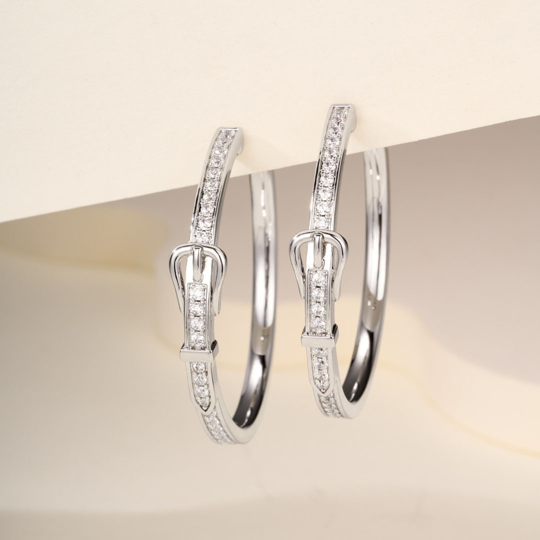 Hermes Etriviere Dangle Earrings, Large Model - DesignerGu