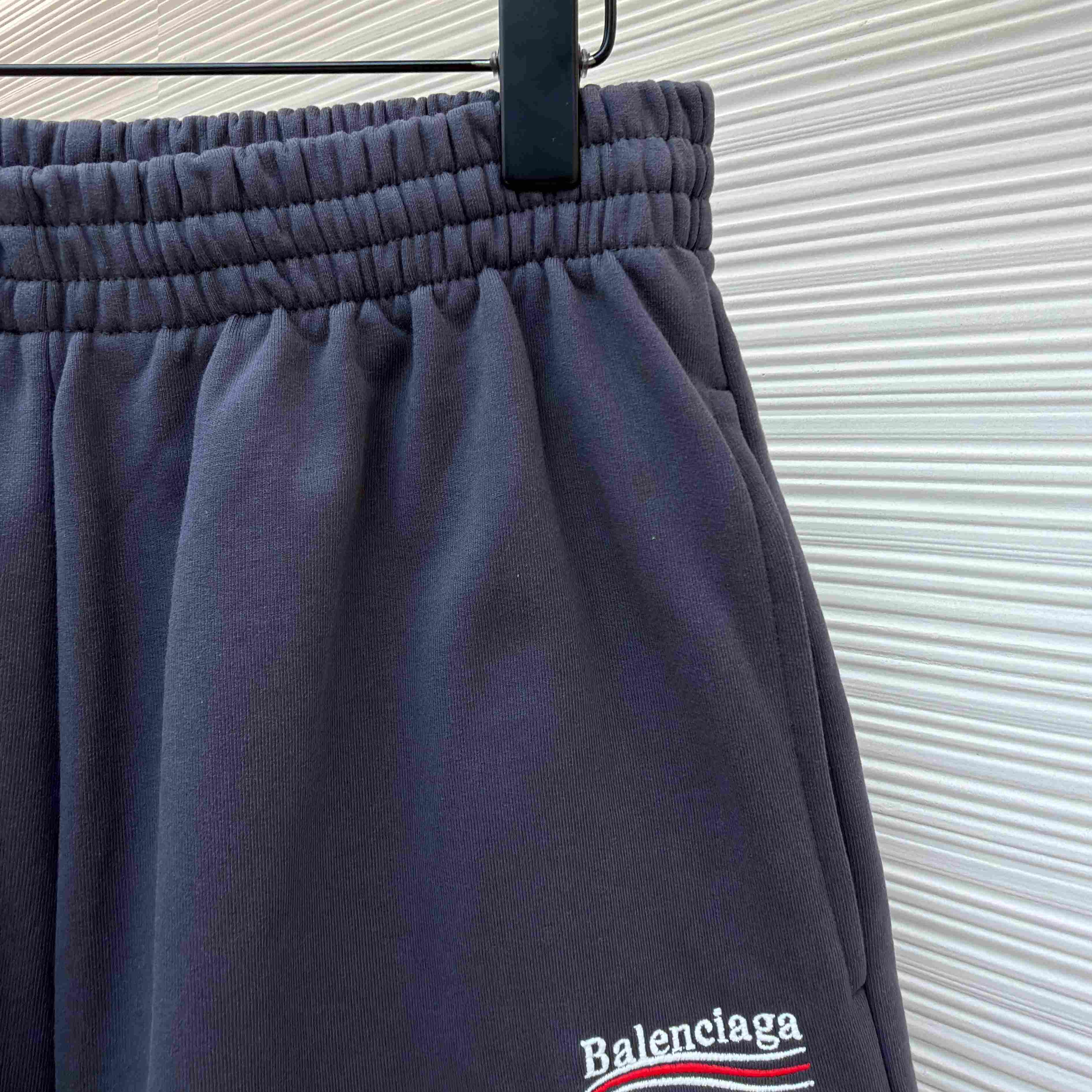 Balenciaga Sweatshorts 'Dark Grey/White' - DesignerGu