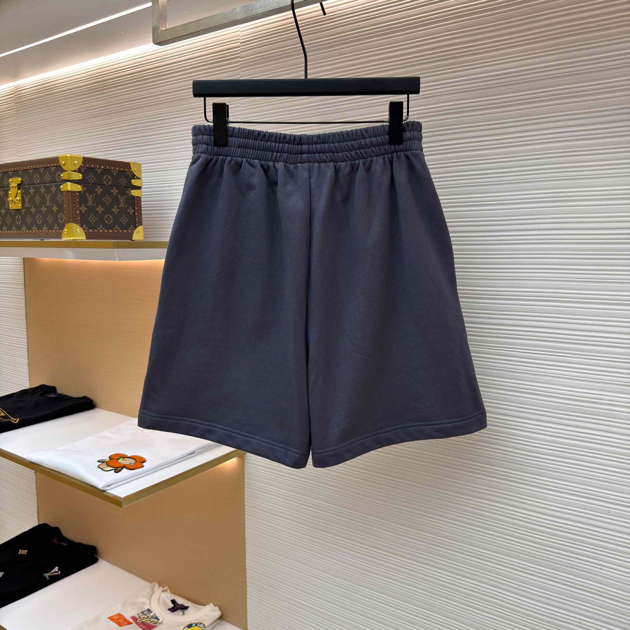 Balenciaga Sweatshorts 'Dark Grey/White' - DesignerGu