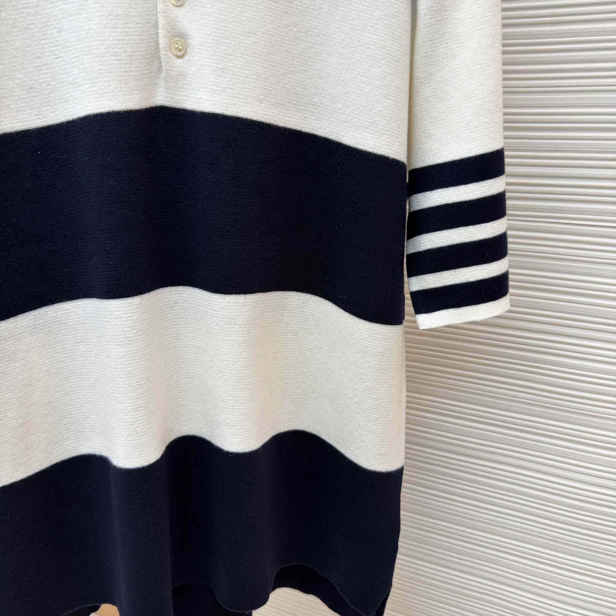 Thom Browne Striped Polo Shirt - DesignerGu