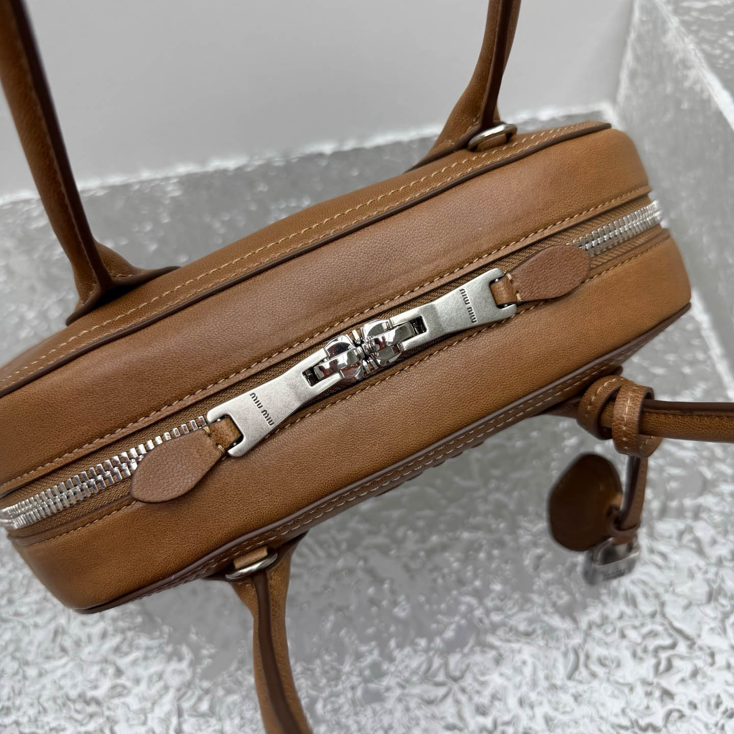 Miu Miu Vivant Nappa Leather Bag - DesignerGu