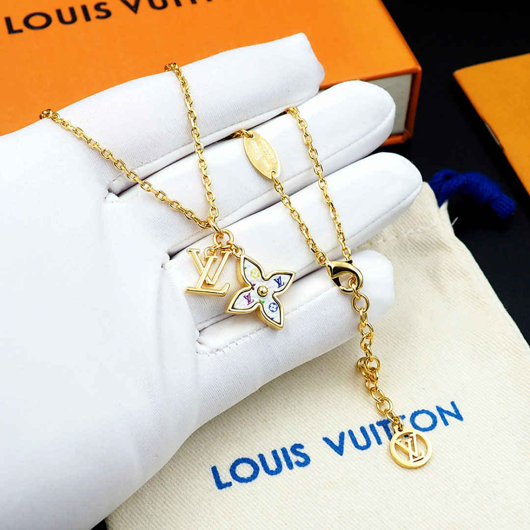 Louis Vuitton LV x TM Monogram Multicolor Necklace M03737 - DesignerGu