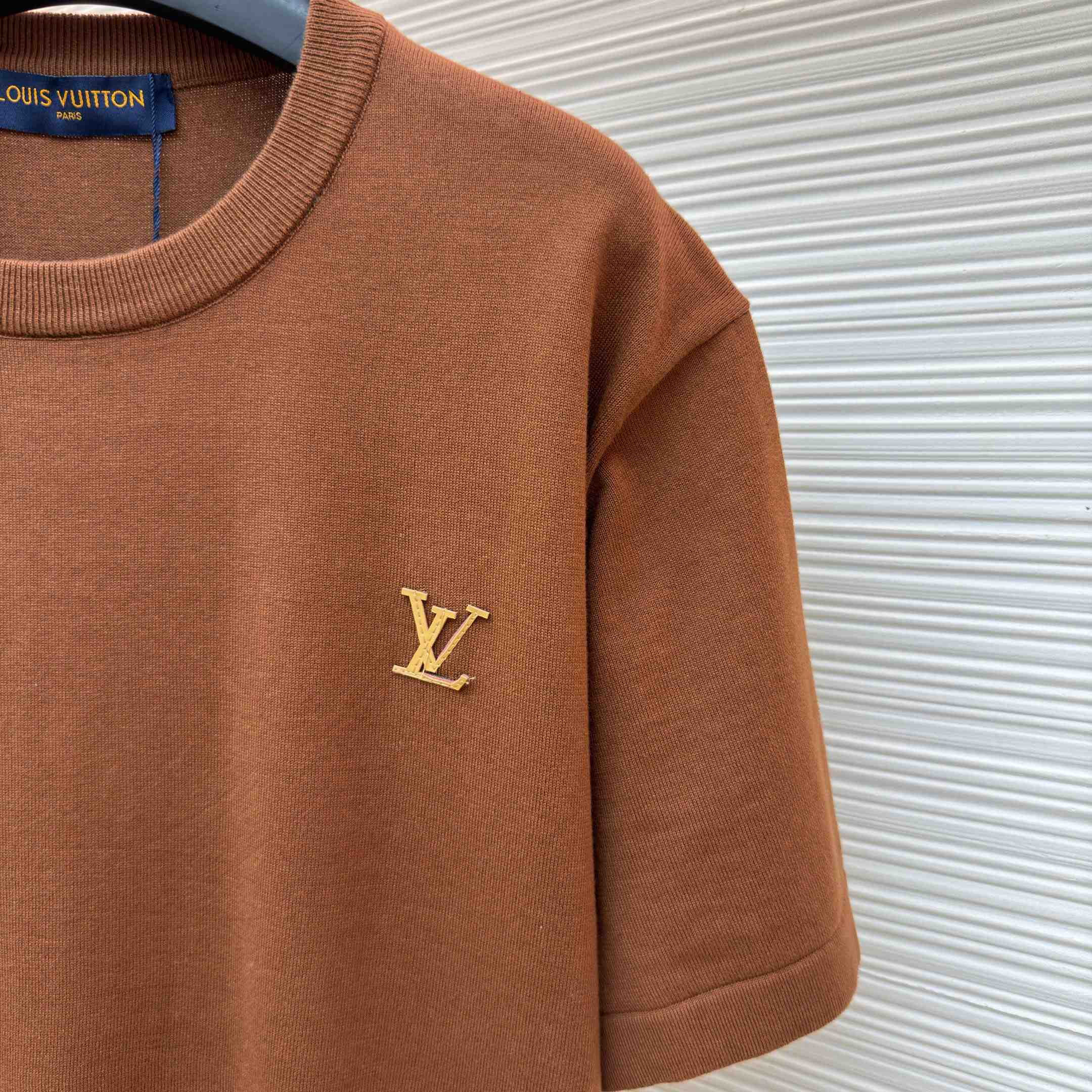 Louis Vuitton Short-Sleeved Crewneck With Signature 1AK714 - DesignerGu