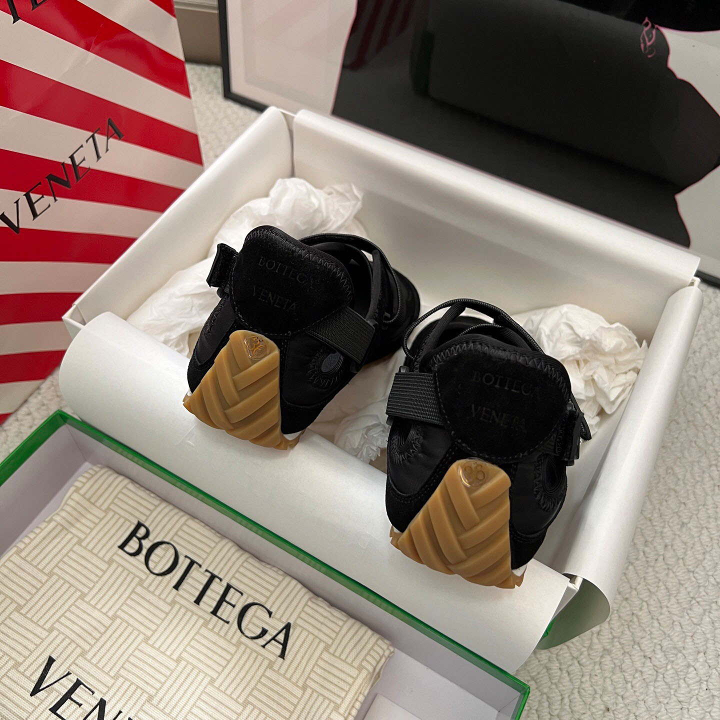 Bottega Veneta Orbit Flash Mary-Jane Sneaker - DesignerGu