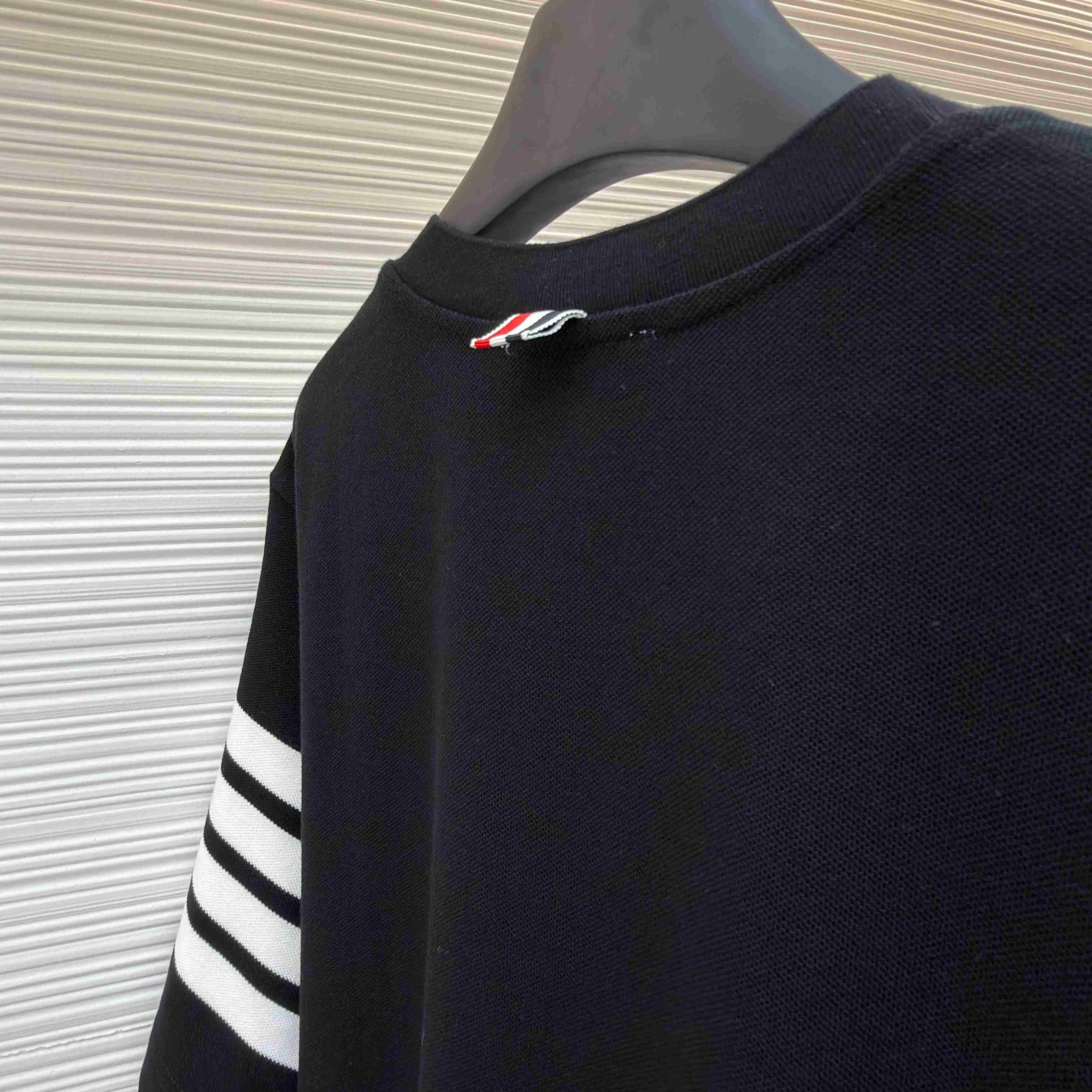 Thom Browne Cotton 4-Bar Short Sleeve T-Shirt - DesignerGu