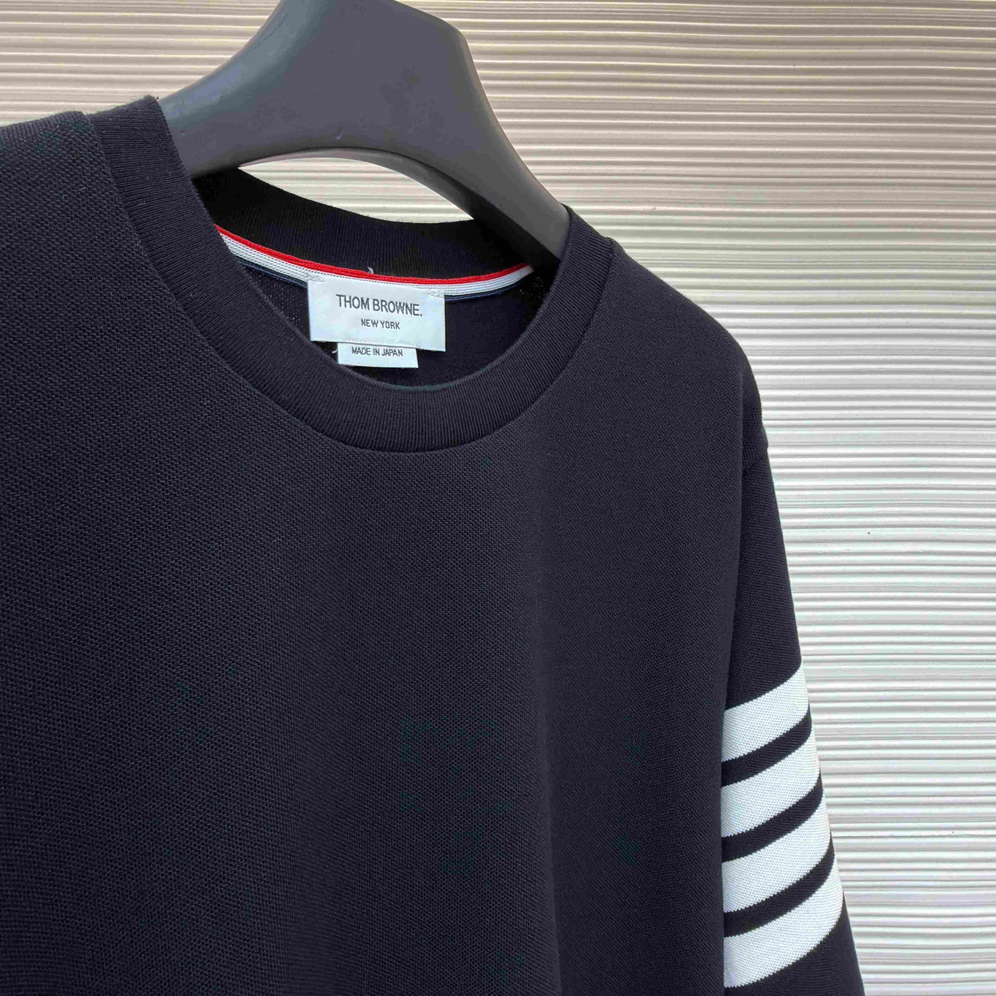 Thom Browne Cotton 4-Bar Short Sleeve T-Shirt - DesignerGu