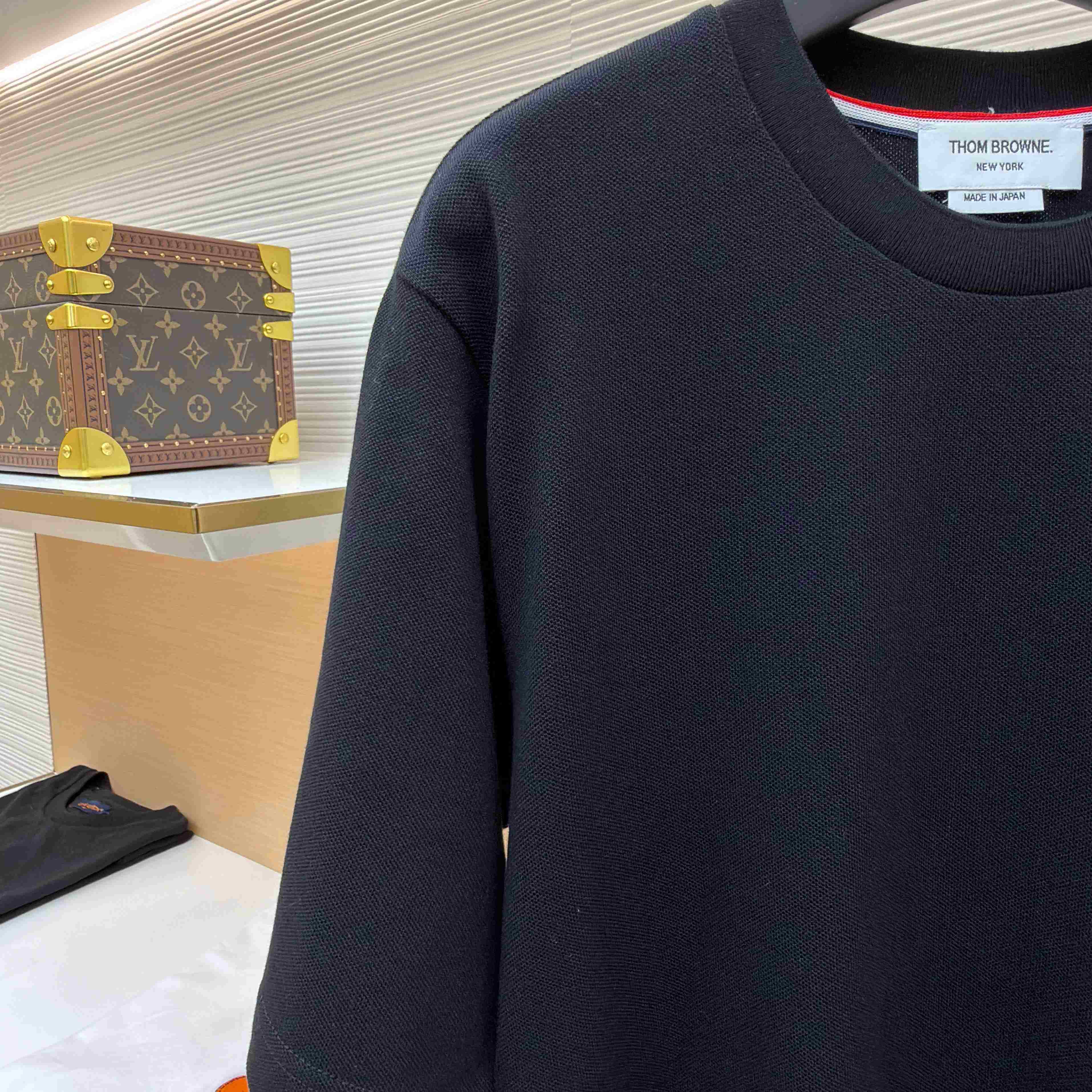 Thom Browne Cotton 4-Bar Short Sleeve T-Shirt - DesignerGu