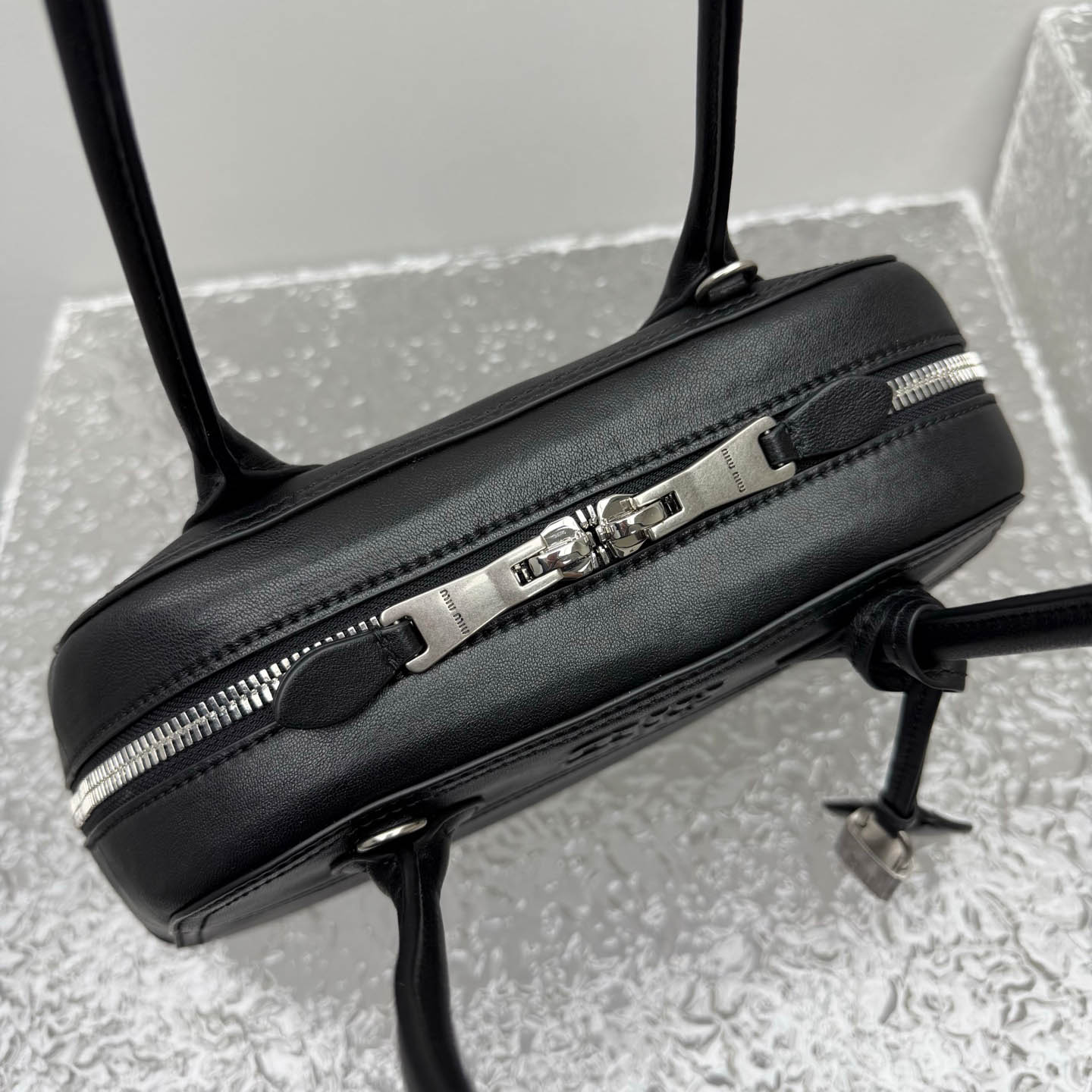 Miu Miu Vivant Nappa Leather Bag - DesignerGu