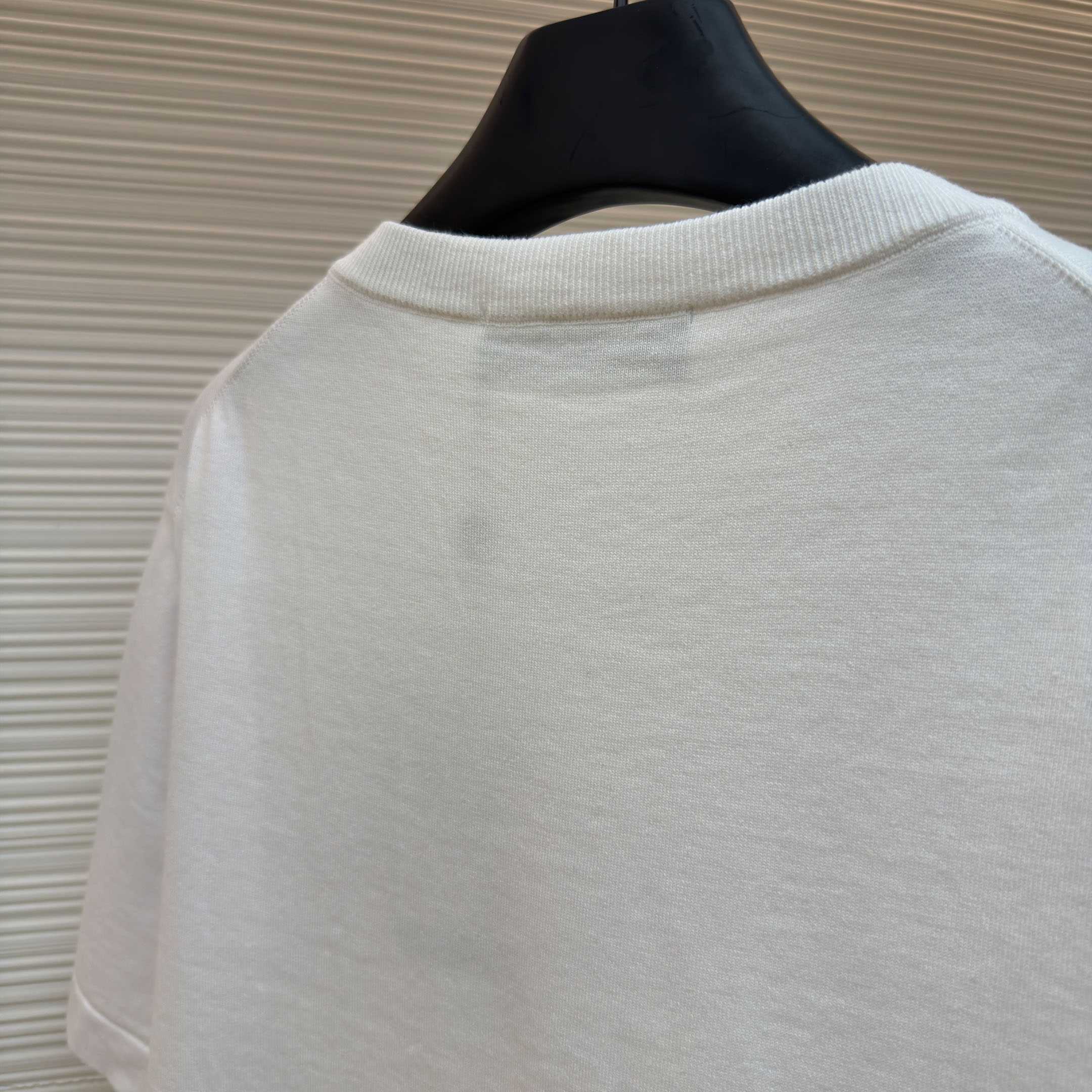 Louis Vuitton Short-Sleeved Crewneck With Signature 1AK70O - DesignerGu