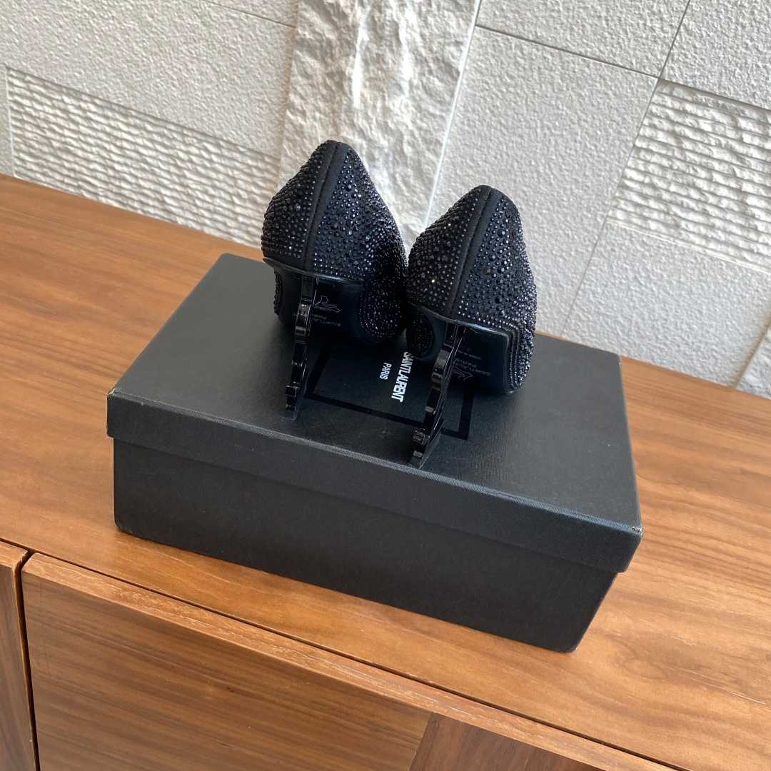 Saint Laurent Opyum Glitter Pumps - DesignerGu