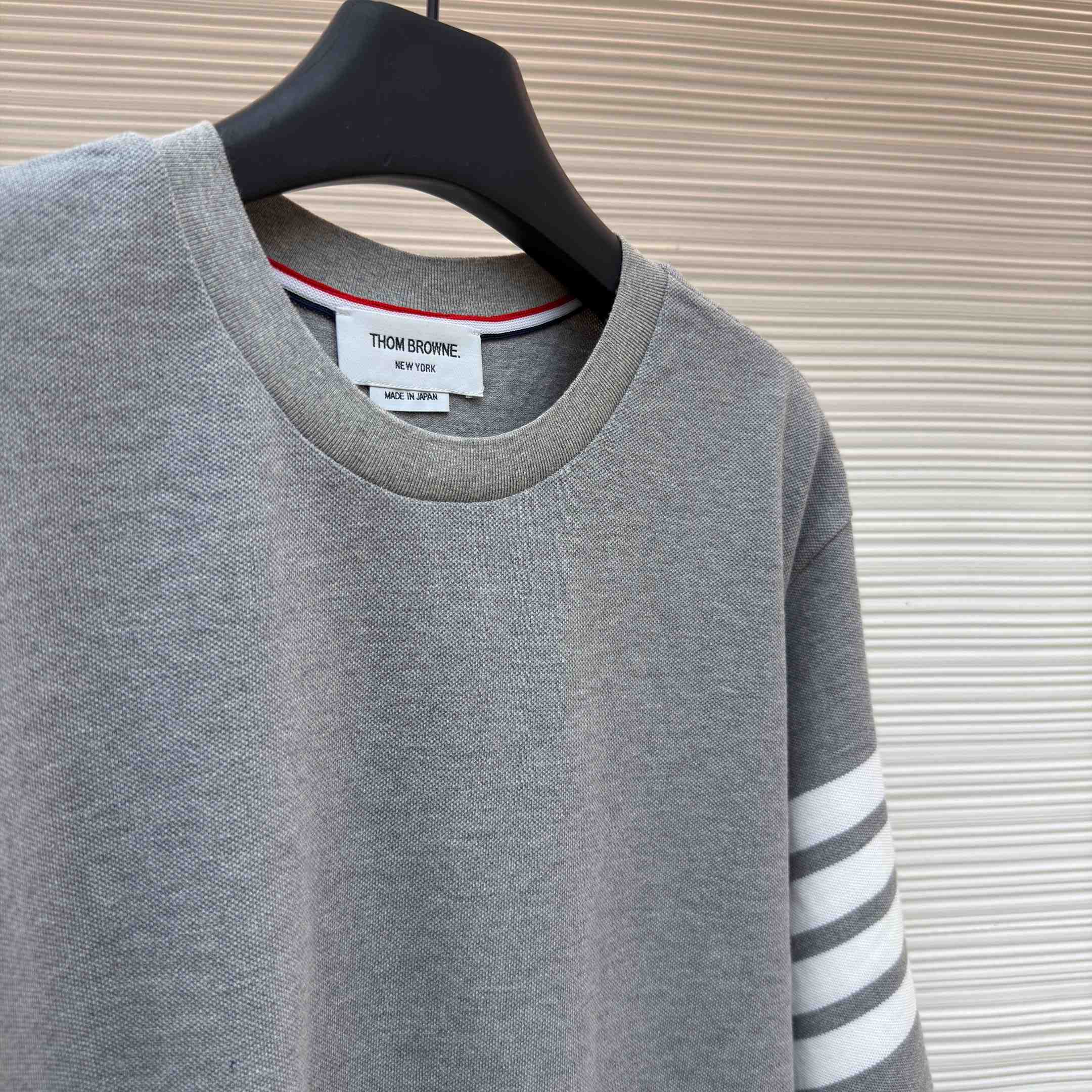 Thom Browne Cotton 4-Bar Short Sleeve T-Shirt - DesignerGu